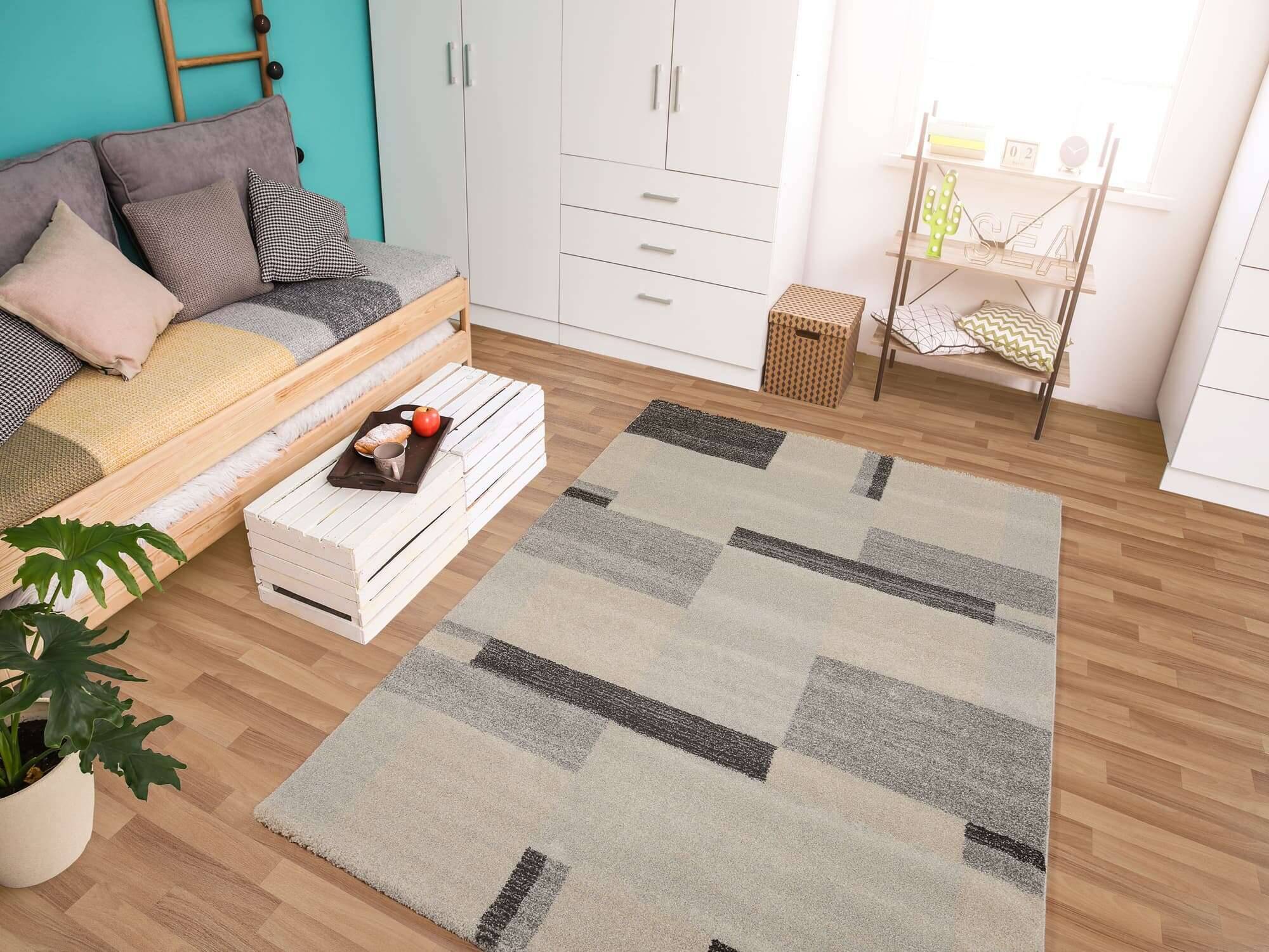 CAB01-669-1 Teppich Castle Beppo Hochflor Shaggy Teppich Modern