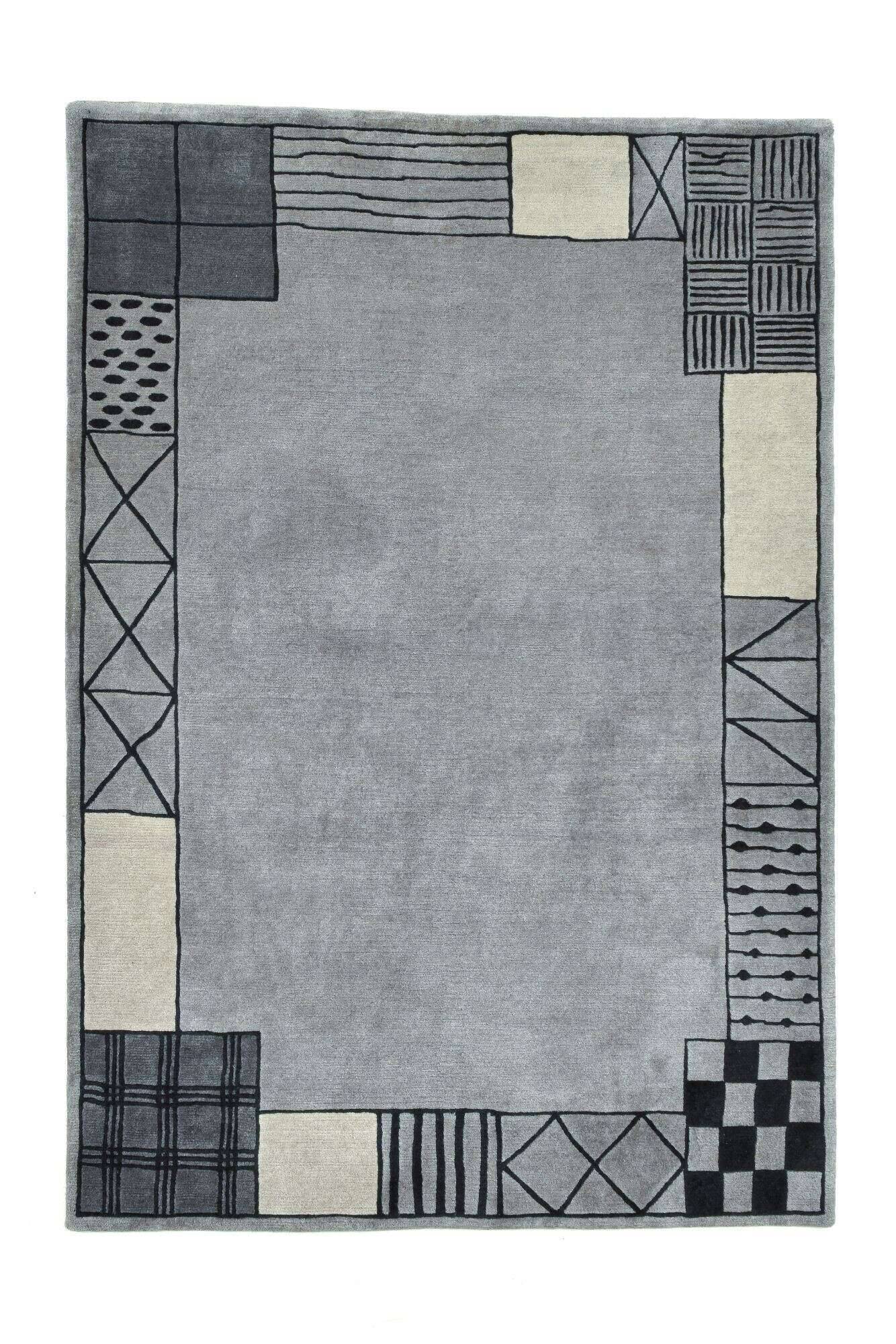 baktapur_c3853_653greymulti_413186_1 Nepal Teppich Baktapur Elegance Design Handgeknüpft Wunschmaß