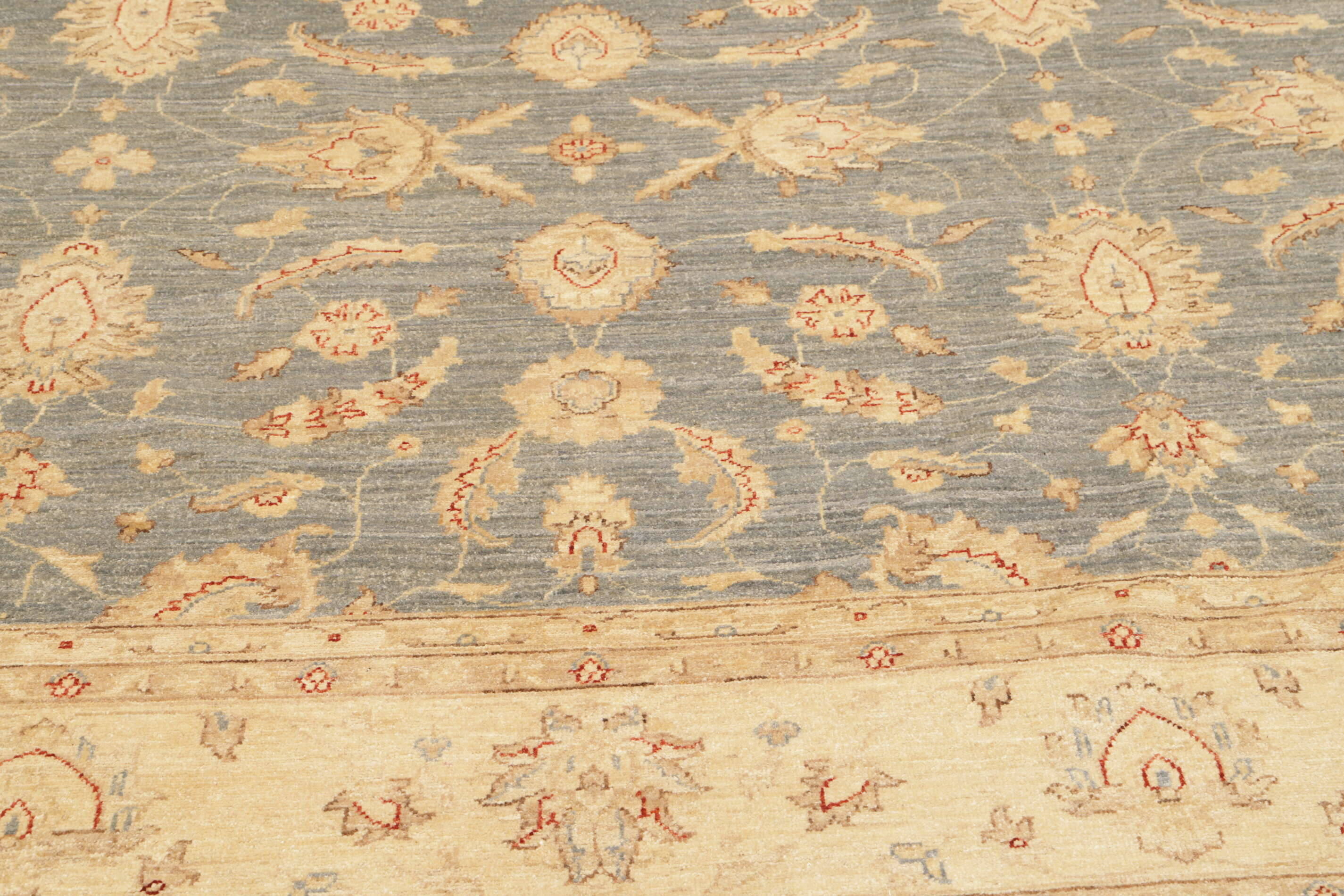 RSN359192-00007 Teppich Ziegler 293x398cm Orientteppich grau Handgeknüpft Wolle