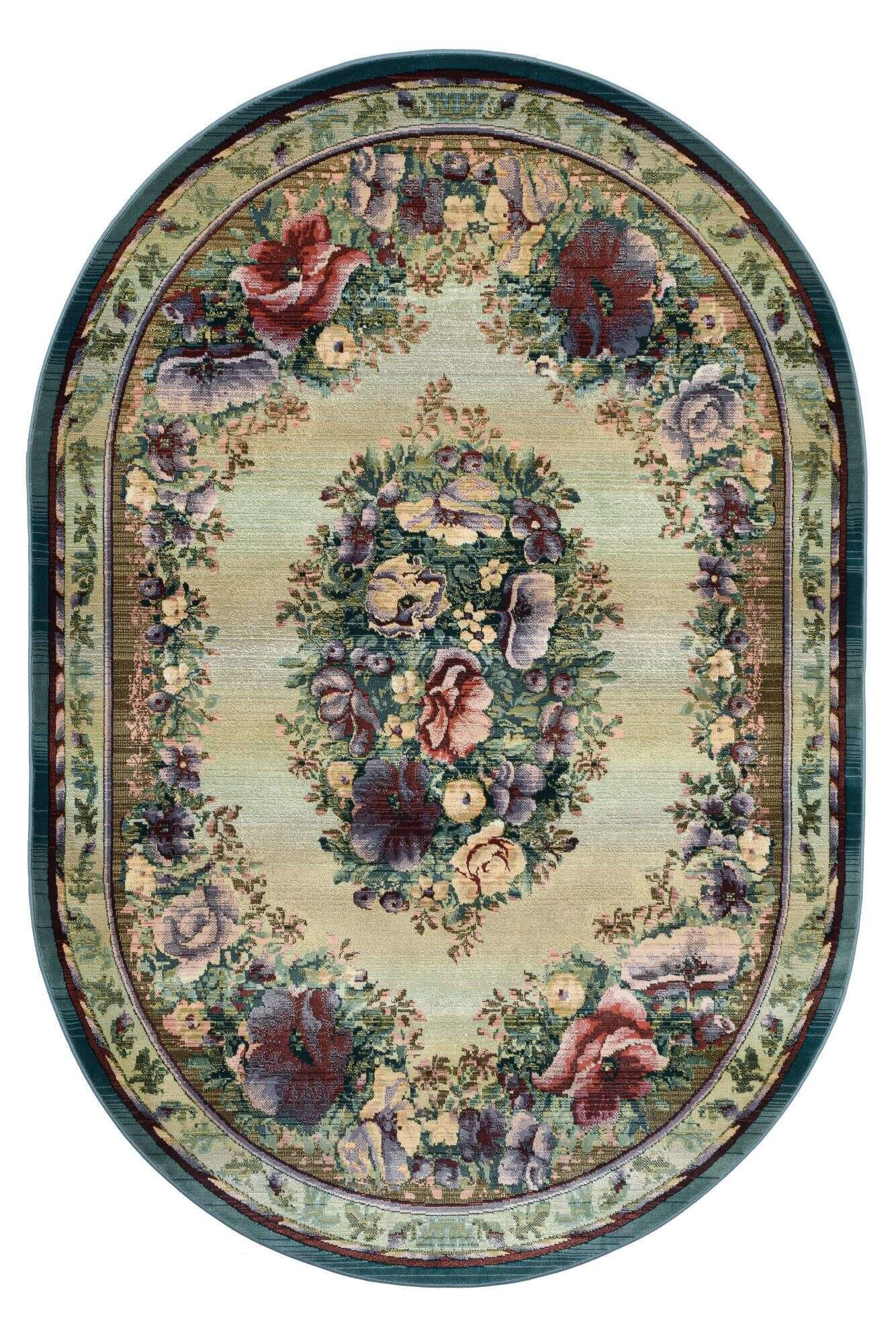 gabiro_0072_800multicolor_417801_1 Teppich Modern Gabiro 0072 Garten Eden Theko Blumen