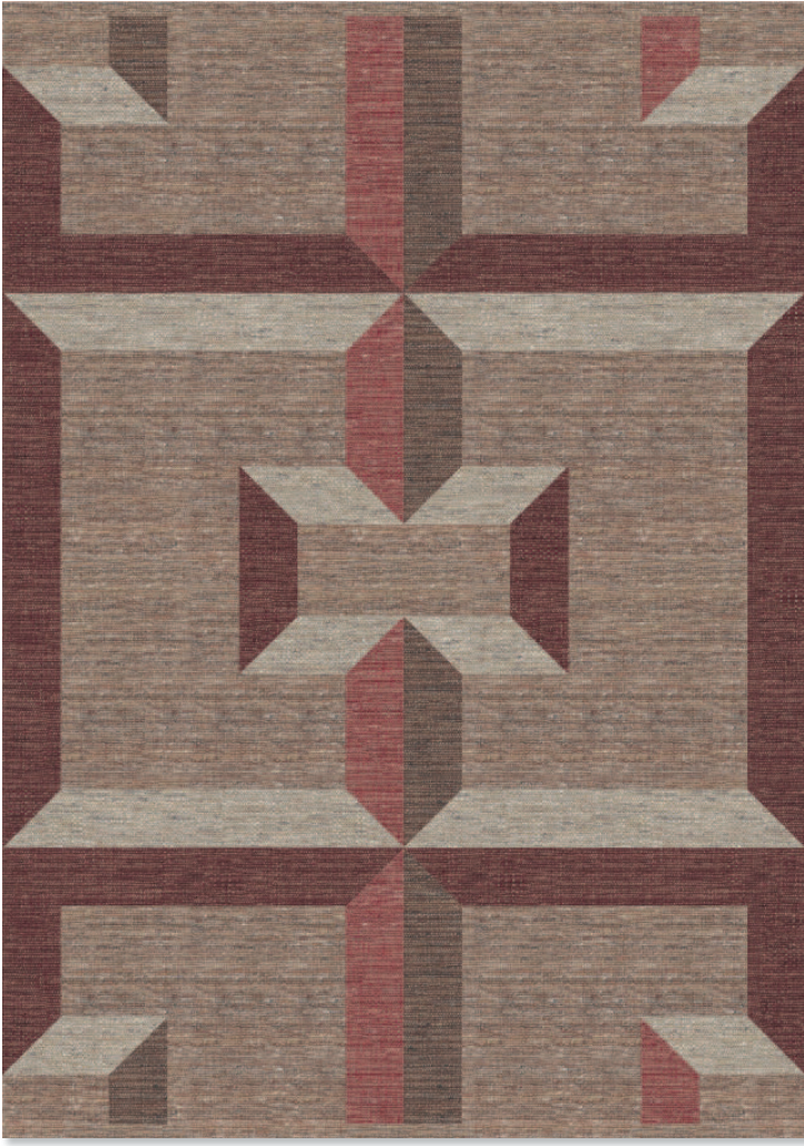 Paulig Teppich Woven Art Design 101-16 Handweb Teppich