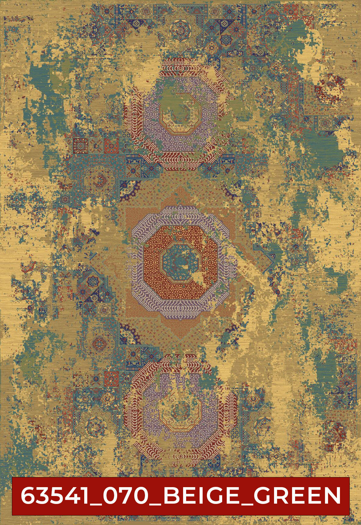 Modern Orientteppich 200x300 cm Multicolor "EINZELSTÜCK" Modern Orientteppich 200x300 cm Multicolor "EINZELSTÜCK"