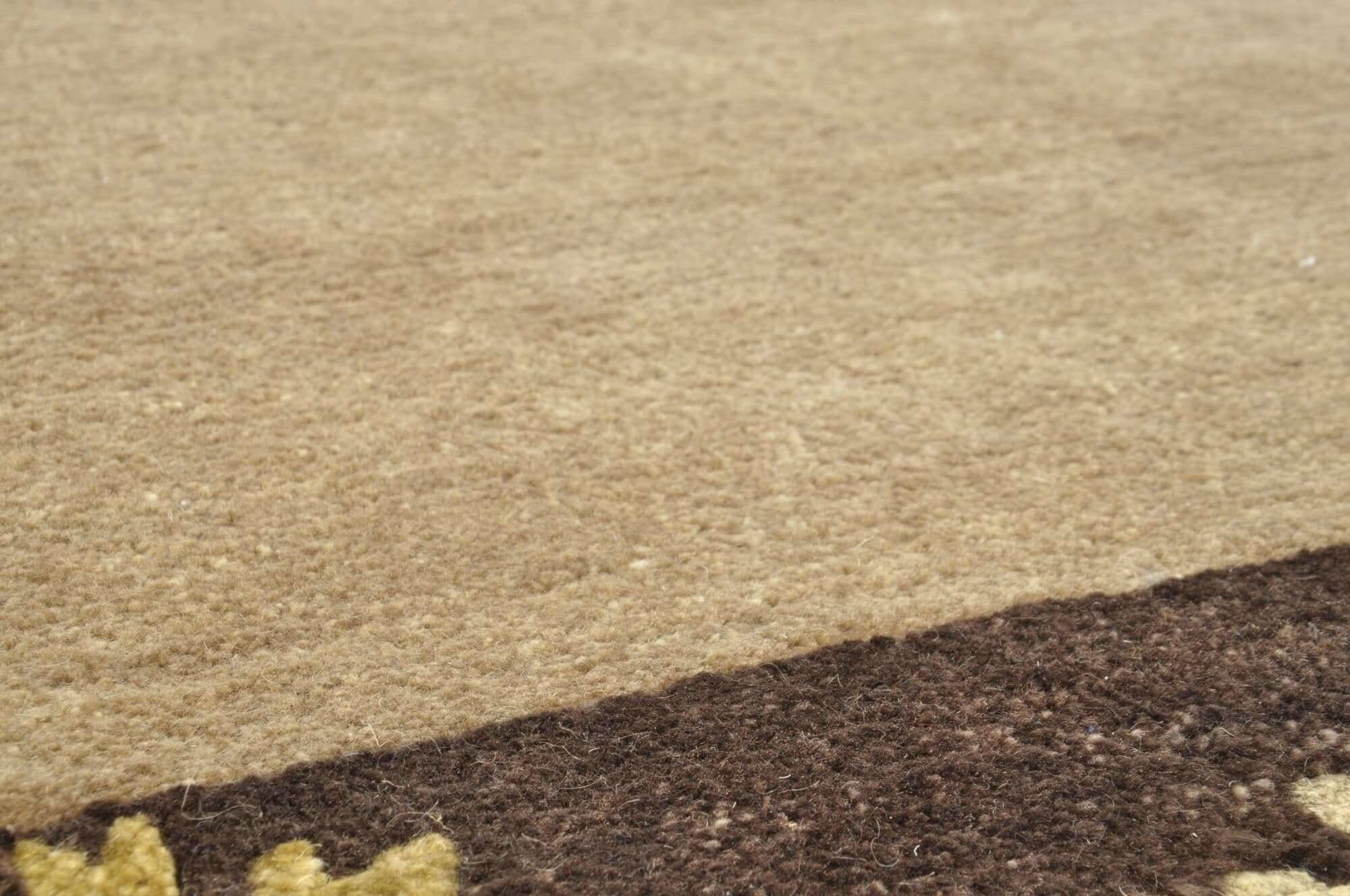 TalongaSilk_RSK495_568beigebrown_409941_3 Handgeknüpfter Nepalteppich Talonga-Silk ca. 172x245 cm