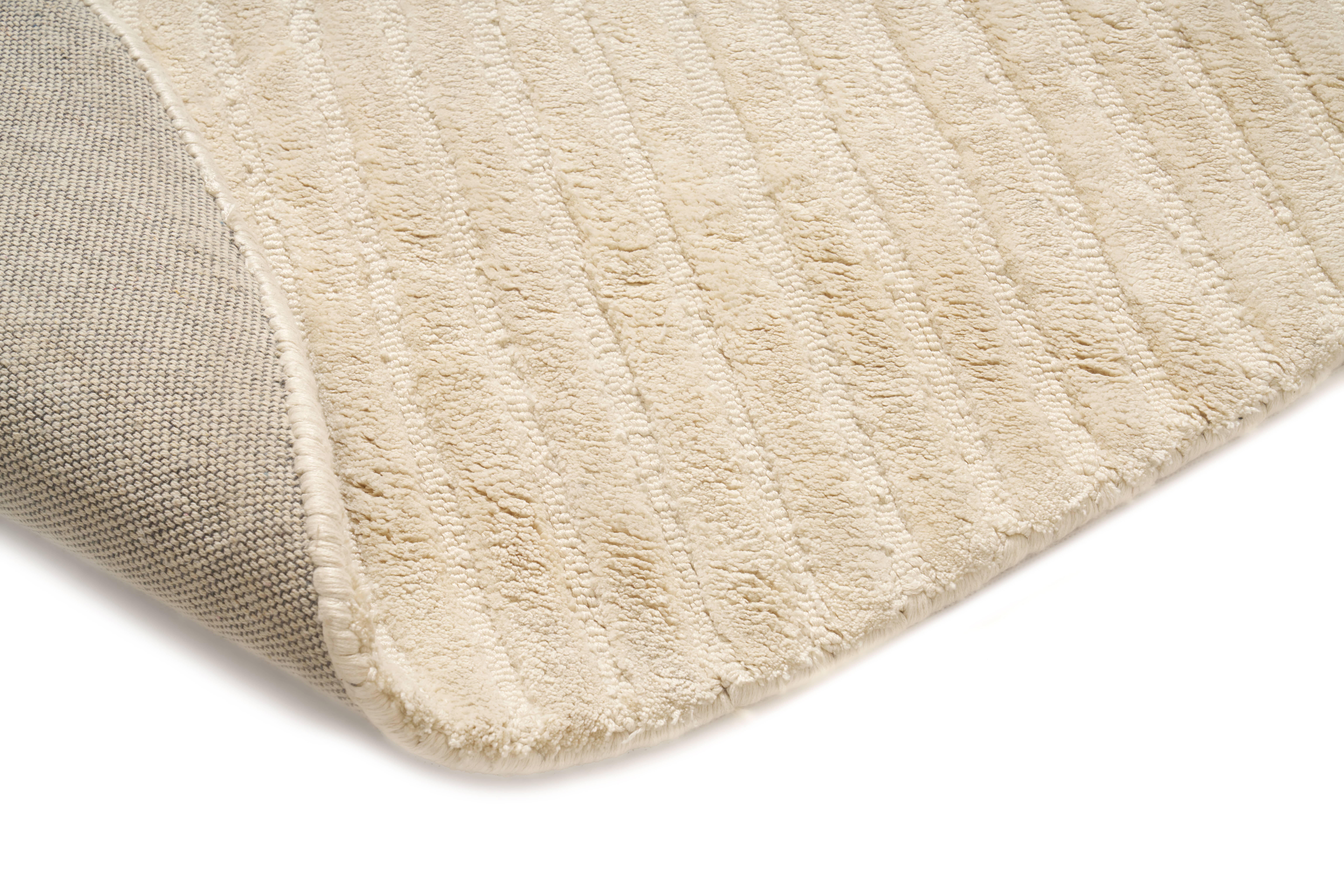 Moderner Teppich SIERRA IVORY OVAL