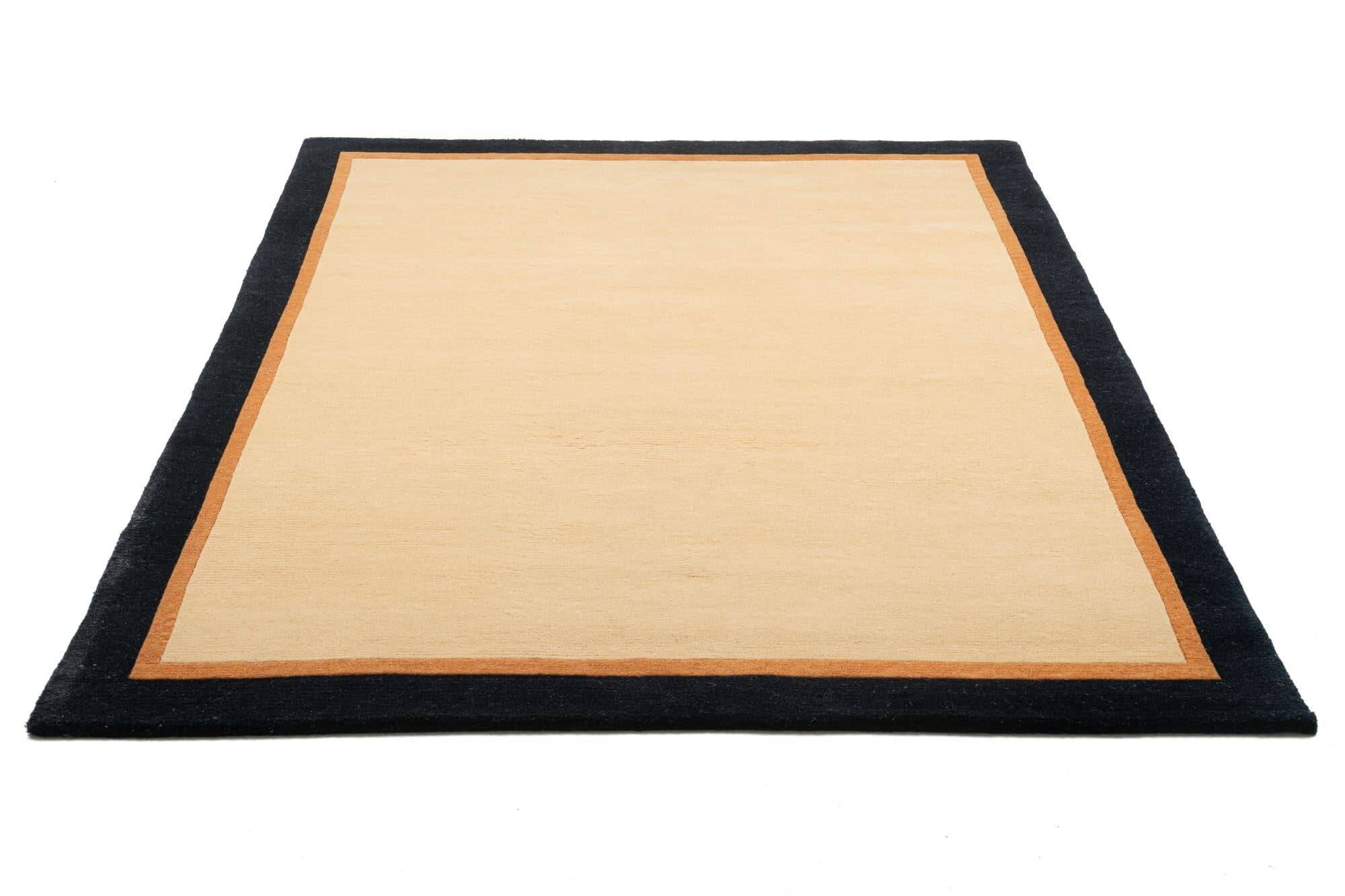 Handgeknüpfter Teppich KAILASH Schurwolle Viskose Wunschmaß Handgeknüpfter Teppich KAILASH Schurwolle Viskose Wunschmaß