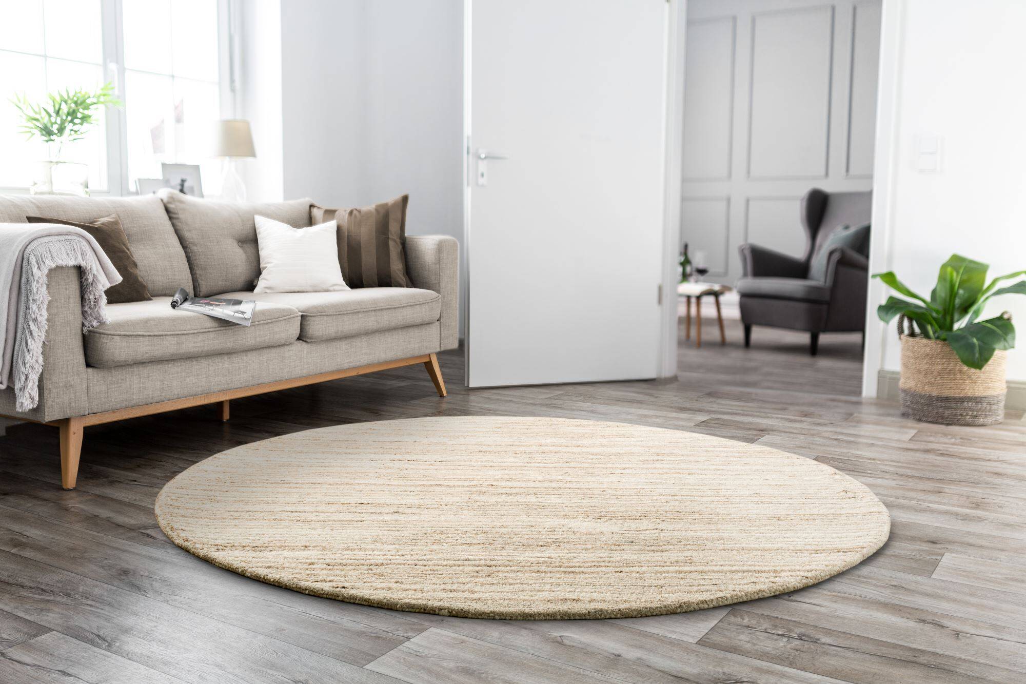 Royal Berber uni meliert Naturteppich Schurwolle Royal Berber uni meliert Naturteppich Schurwolle