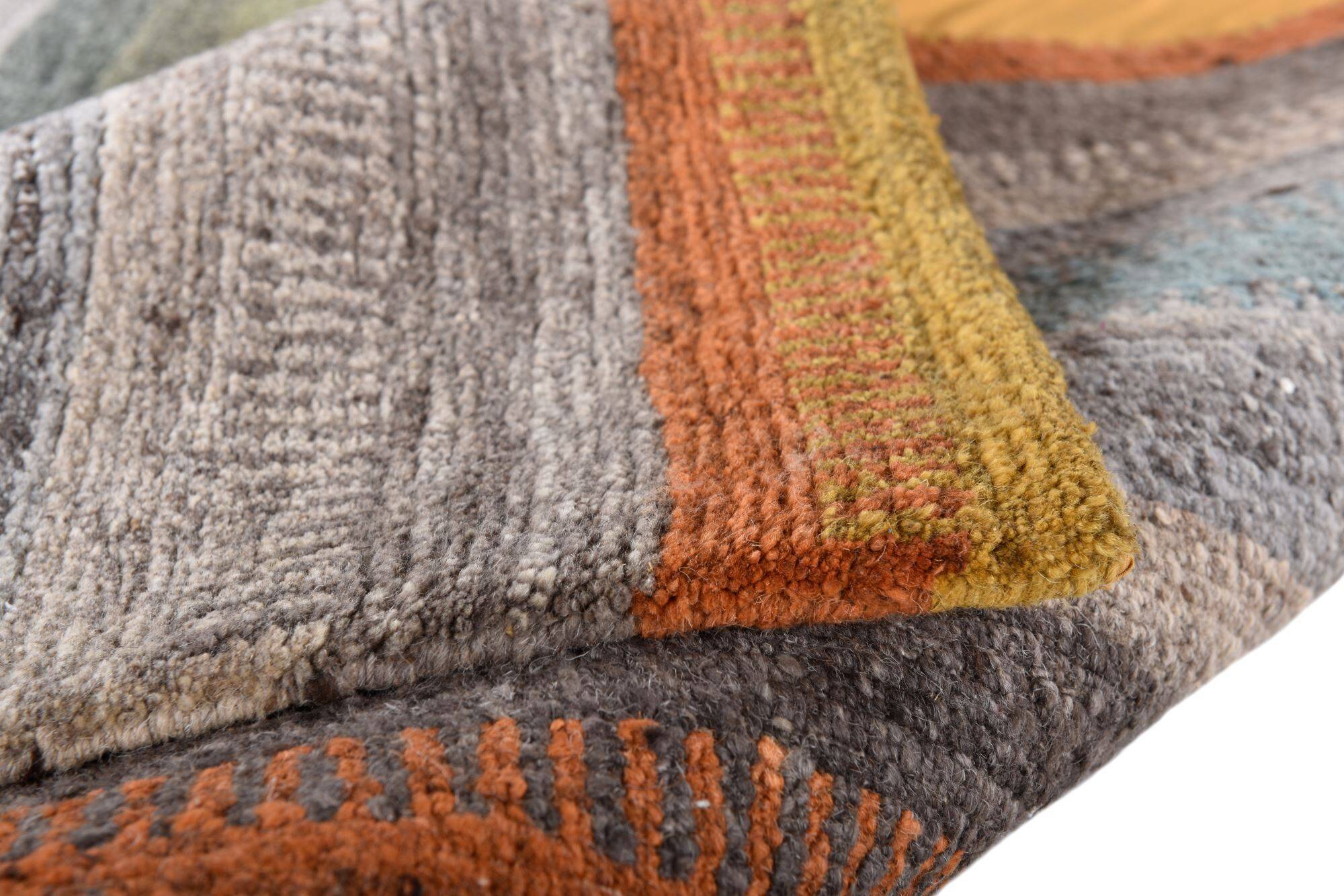 Theko Nepal Teppich DUMBO C4339 Handgeknüpft Theko Nepal Teppich DUMBO C4339 Handgeknüpft