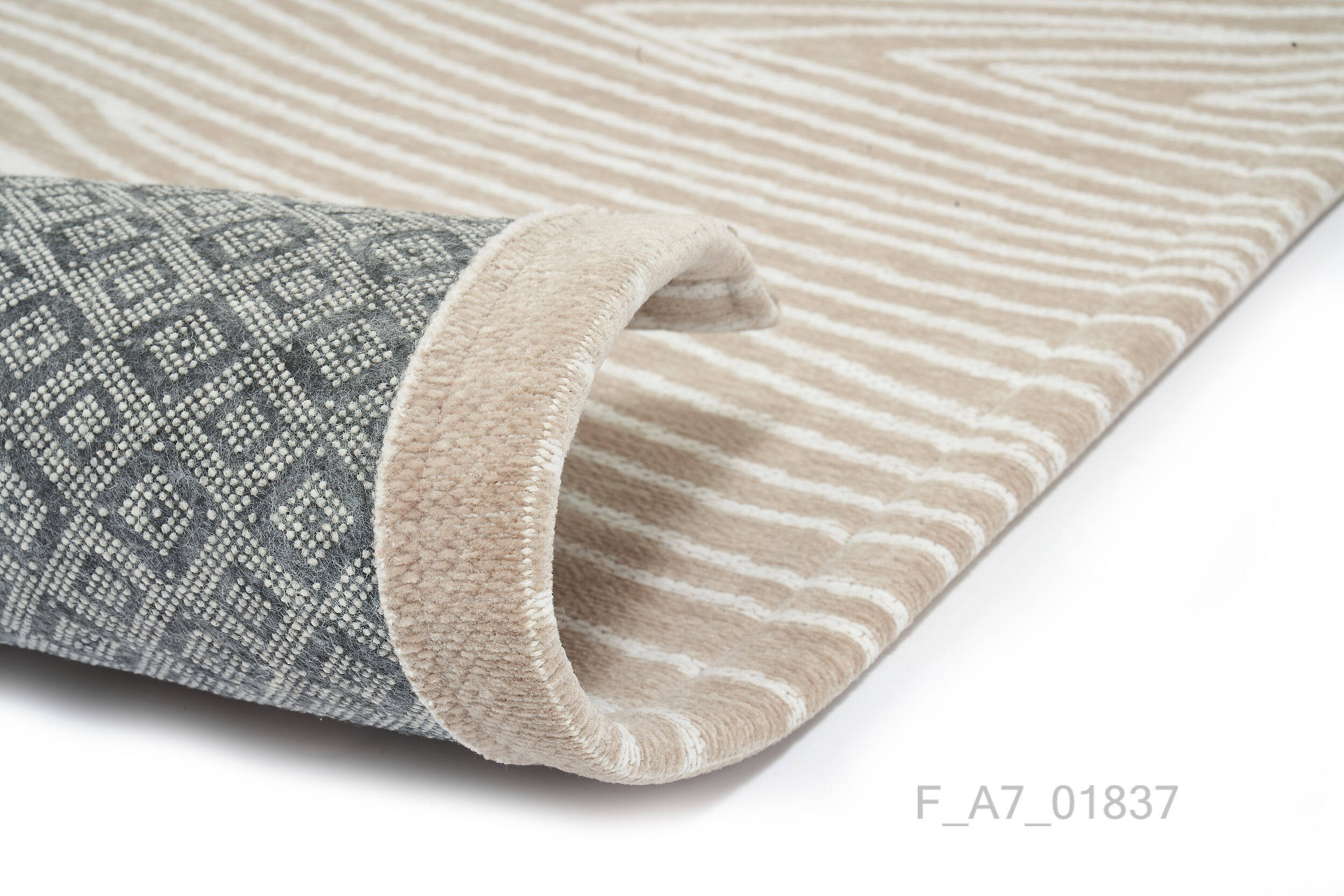 Moderner Teppich ETNA BEIGE - Waschbarer Teppich