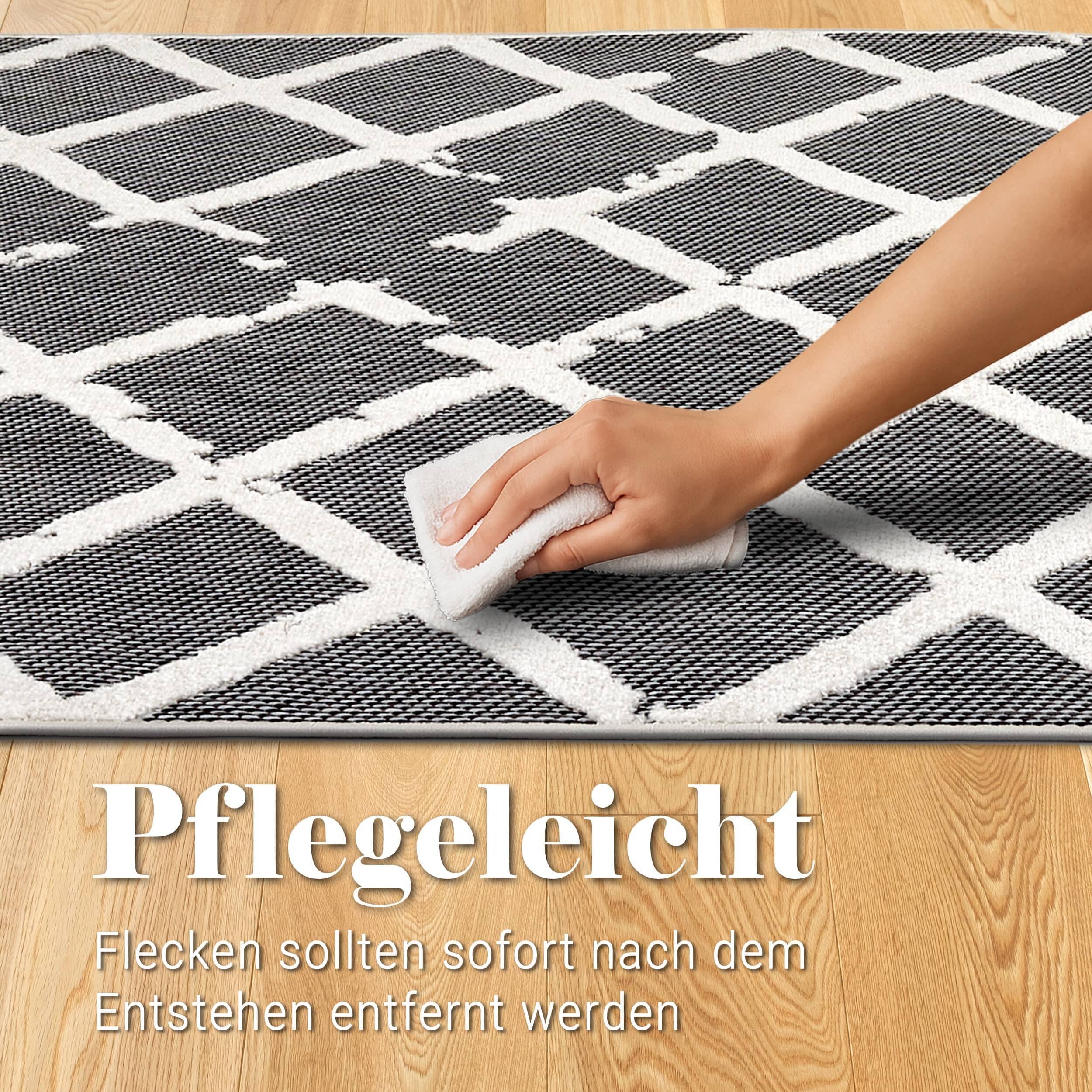 In- und Outdoor Teppich Serina D.251 C.004 Rauten grau/weiß In- und Outdoor Teppich Serina D.251 C.004 Rauten grau/weiß