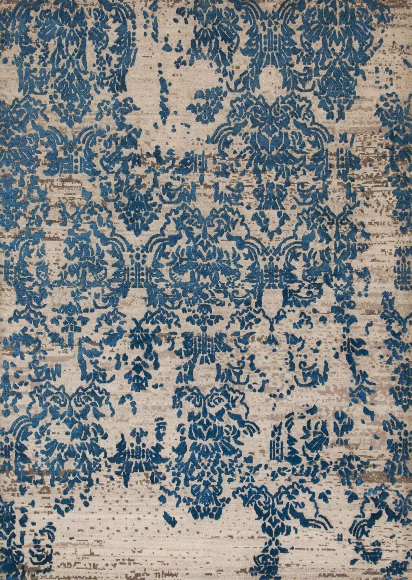 jabusilk_c2035_720turquoise_405634_1 Nepal Teppich Jabu Silk 60 Wolle und Seide Teppich Wunschmaß
