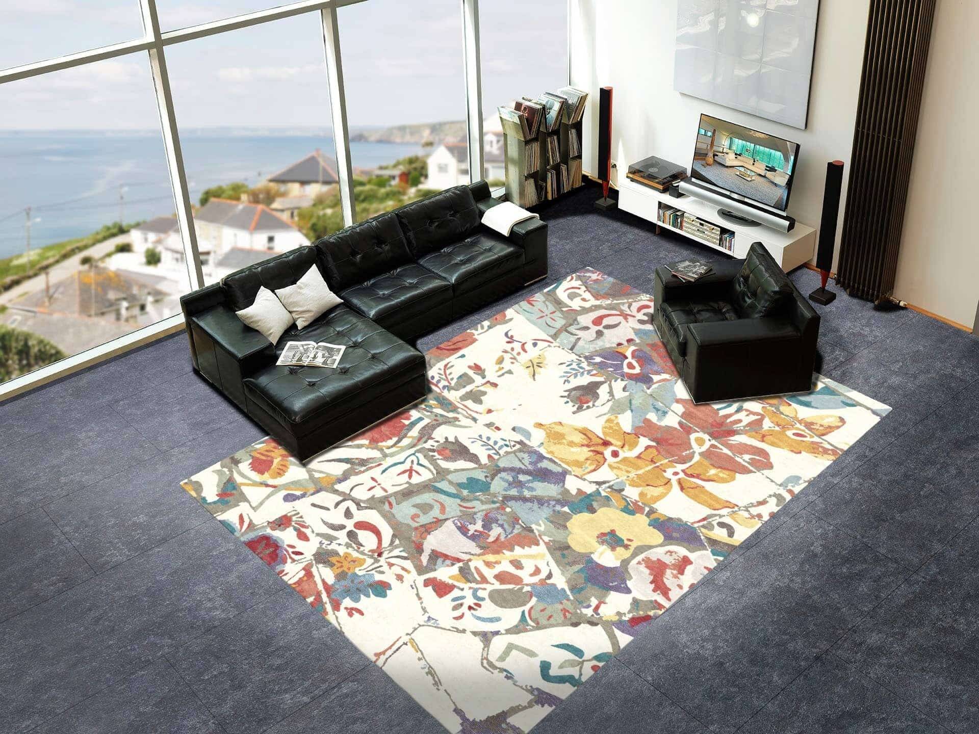 Makalu Nepal Teppich Century M001 Handgetuftet im Wunschmaß Makalu Nepal Teppich Century M001 Handgetuftet im Wunschmaß