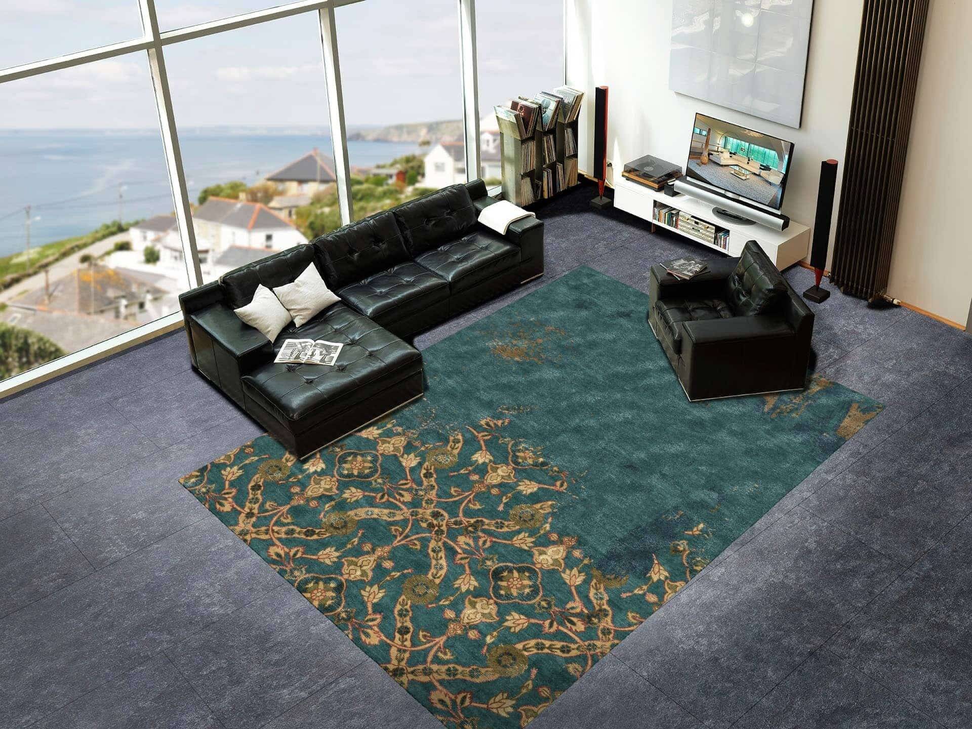 Makalu Nepal Teppich Antique M216 Handgetuftet im Wunschmaß Makalu Nepal Teppich Antique M216 Handgetuftet im Wunschmaß