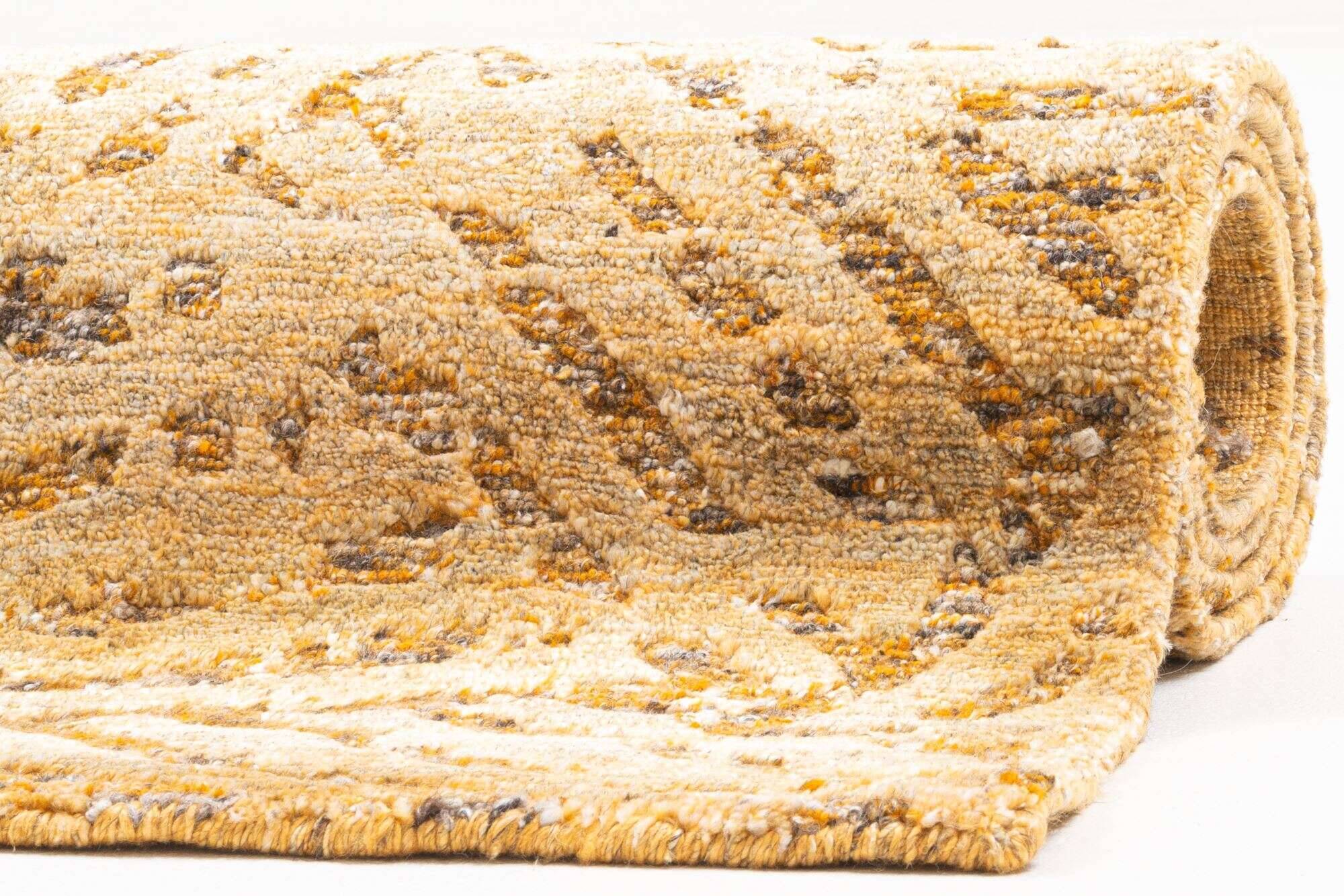 phoenix_zo-2321-19_870gold_418200_11 Moderner Designteppich 160x230cm Phoenix Handgeknüpft beige