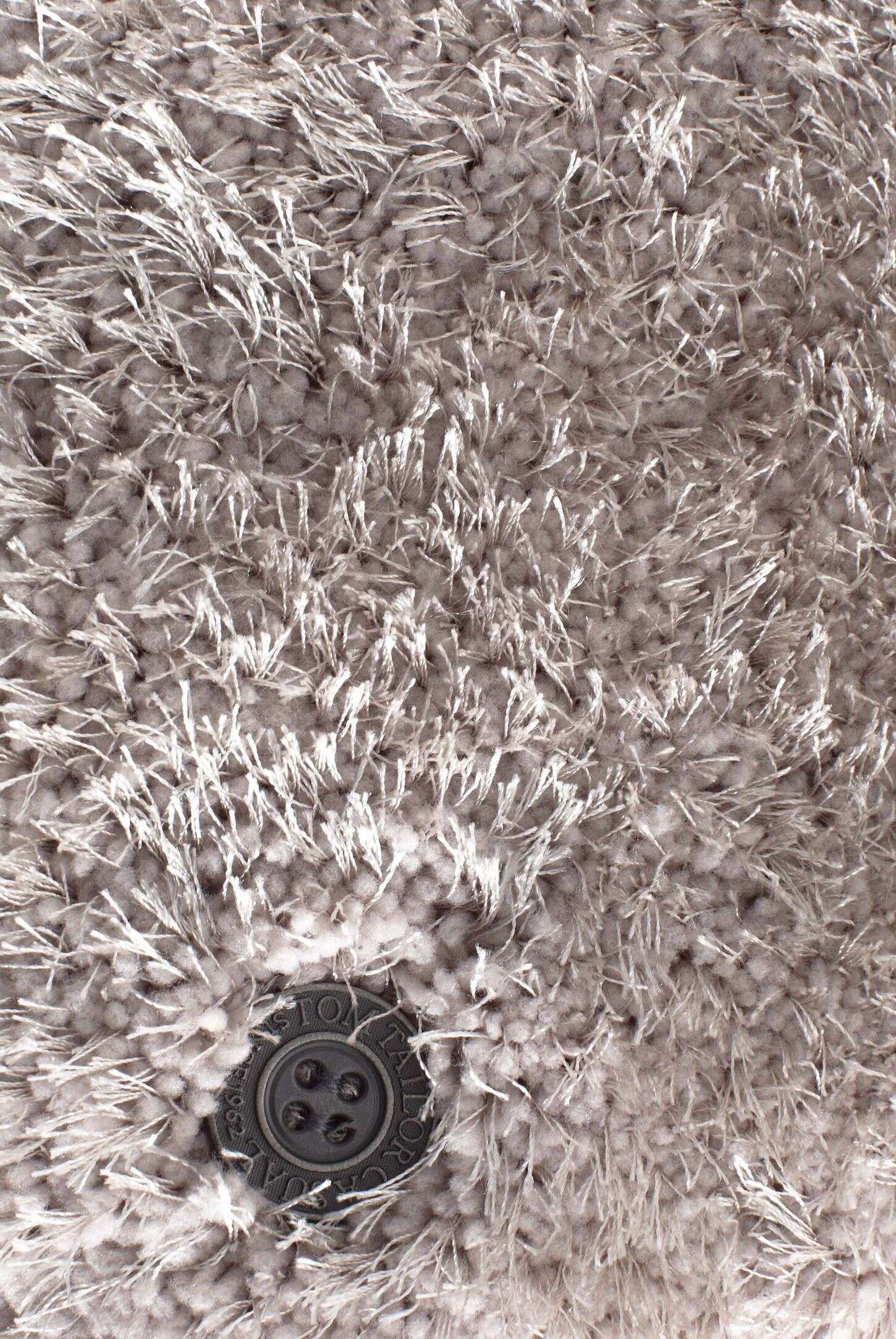 Soft Teppich rund einfarbig 140 cm Kuschelteppich beige