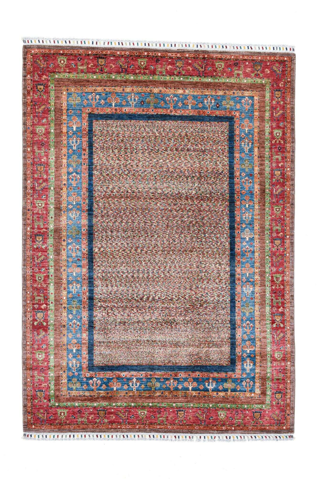 Kandashah Ziegler Teppich Handgeknüpft Klassisch beige 178x251cm