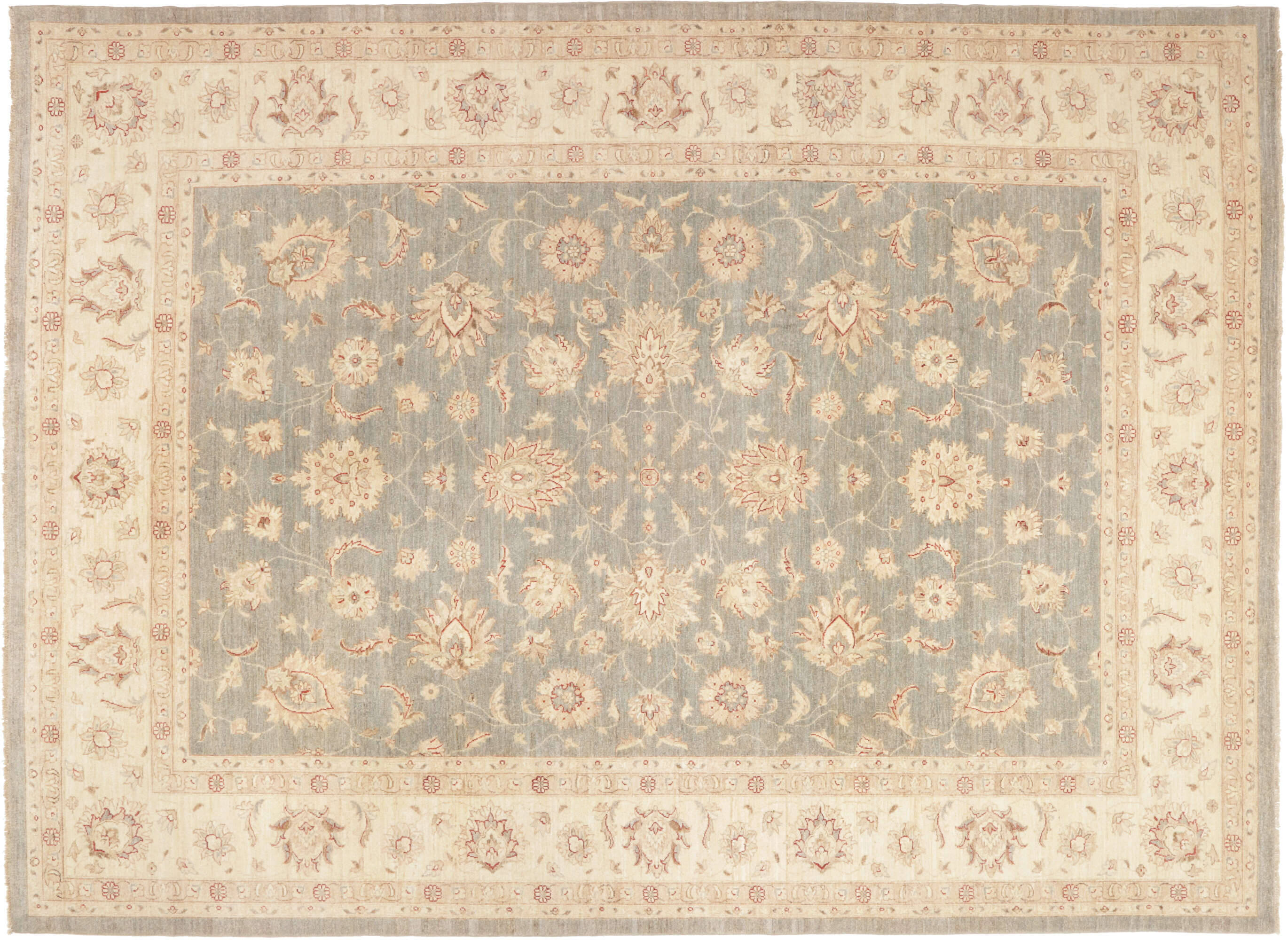 RSN359182-00001lksCgO7CnLVfg Teppich Ziegler 307 x 420 cm Orientteppich beige Handgeknüpft Schurwolle