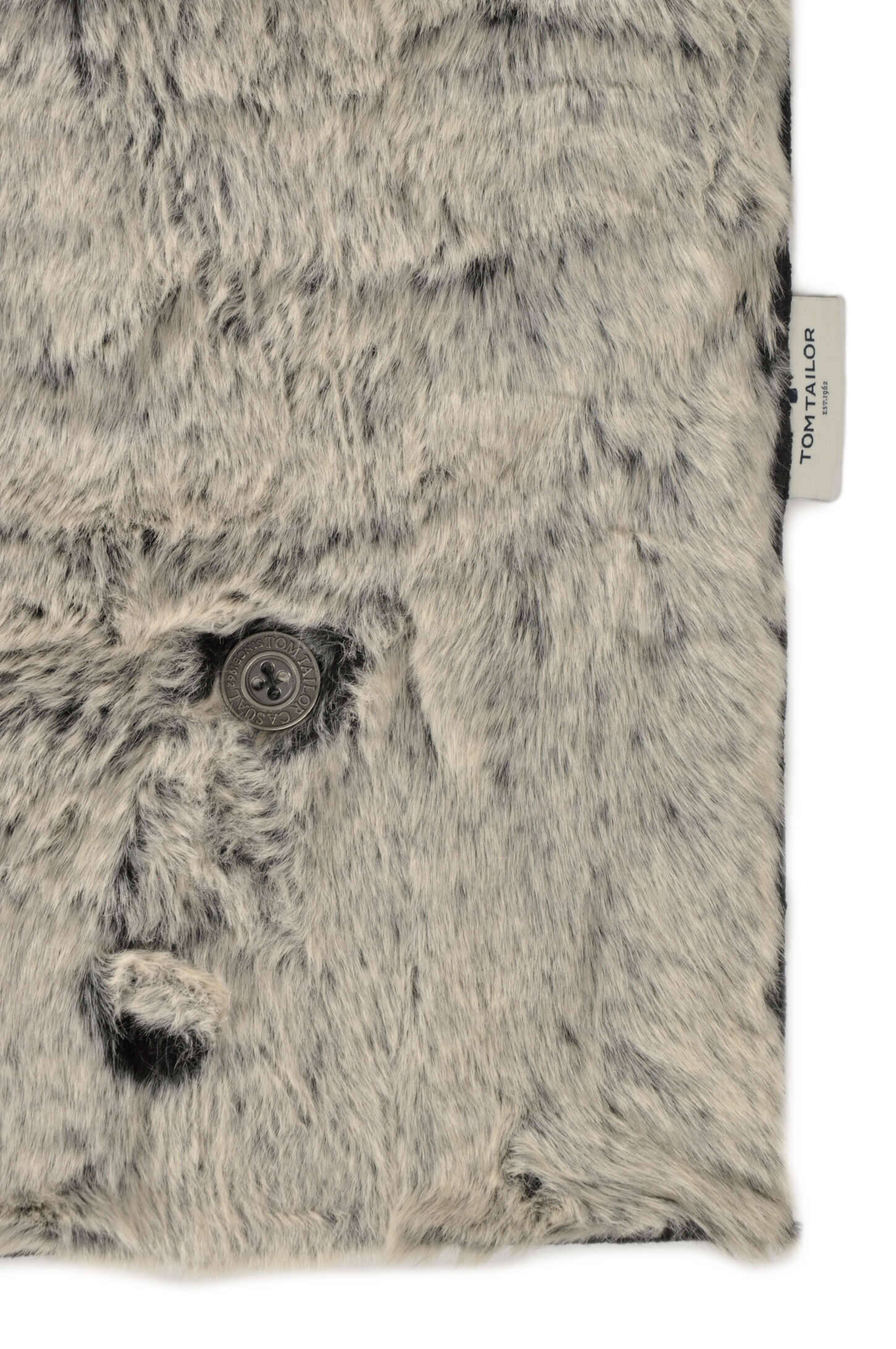 Furry_UNI_890platin_419872_16 Furry uni Hochflor Teppich Tom Tailor Kuschelteppich Einfarbig