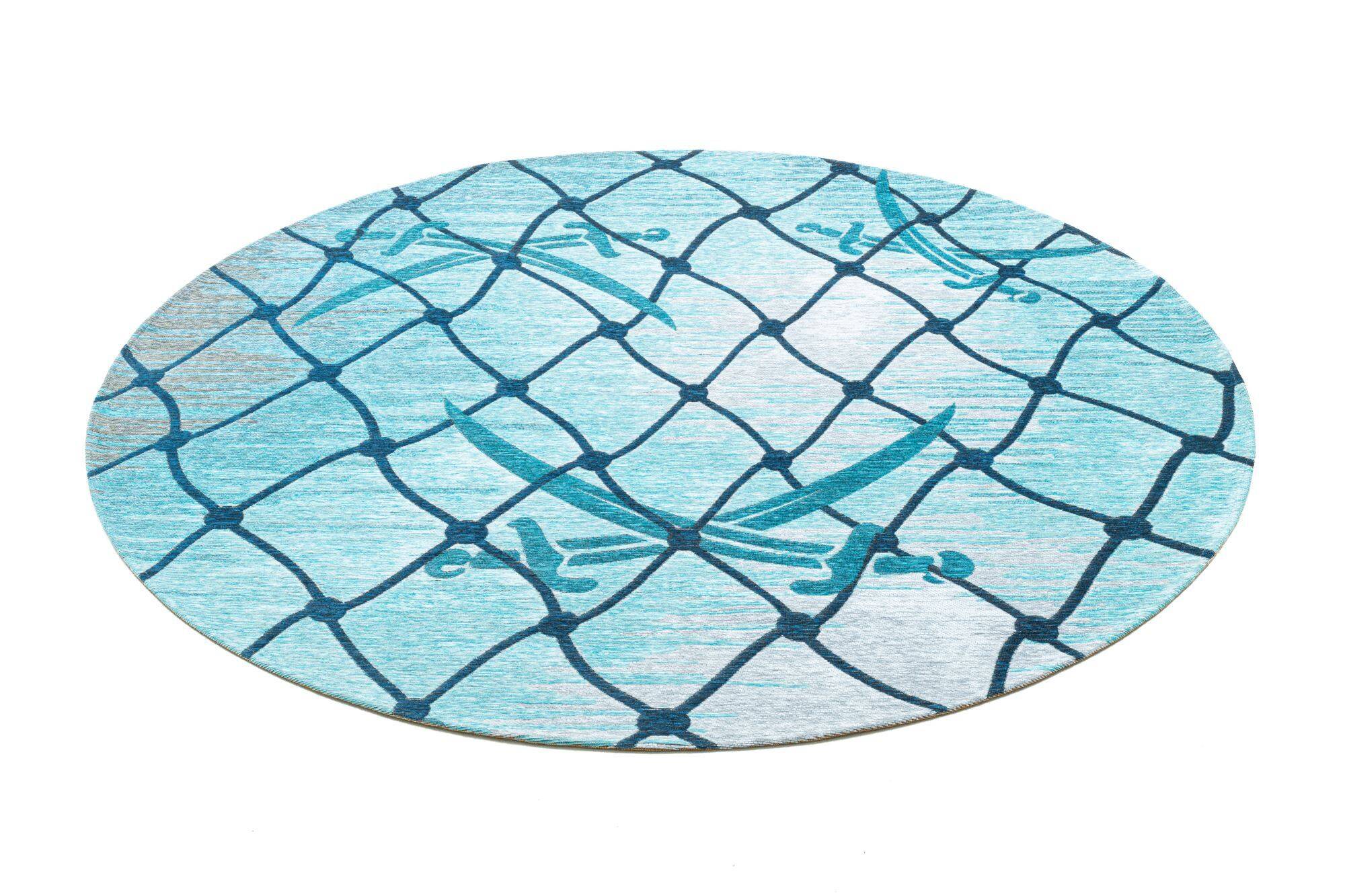 Sansibar Flachgewebe Design Teppich Keitum Rund Sansibar Flachgewebe Design Teppich Keitum Rund