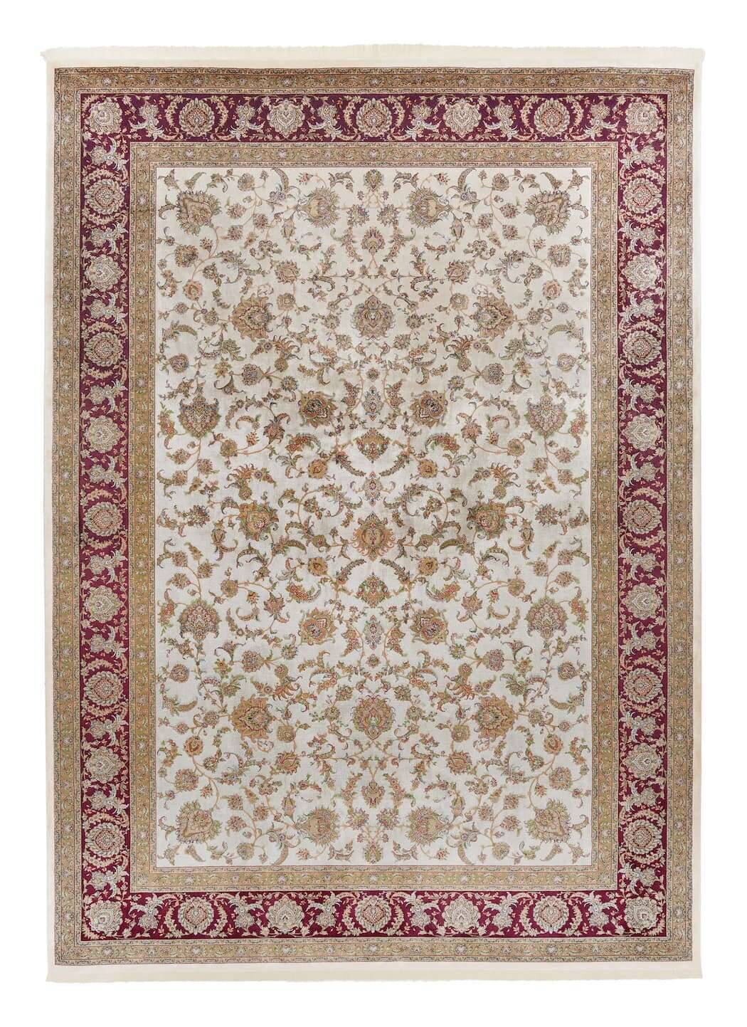 SL005-946-2zewvMN1oRifM8 OCI Silk Line Allover Teppich Orient Design mit Fransen
