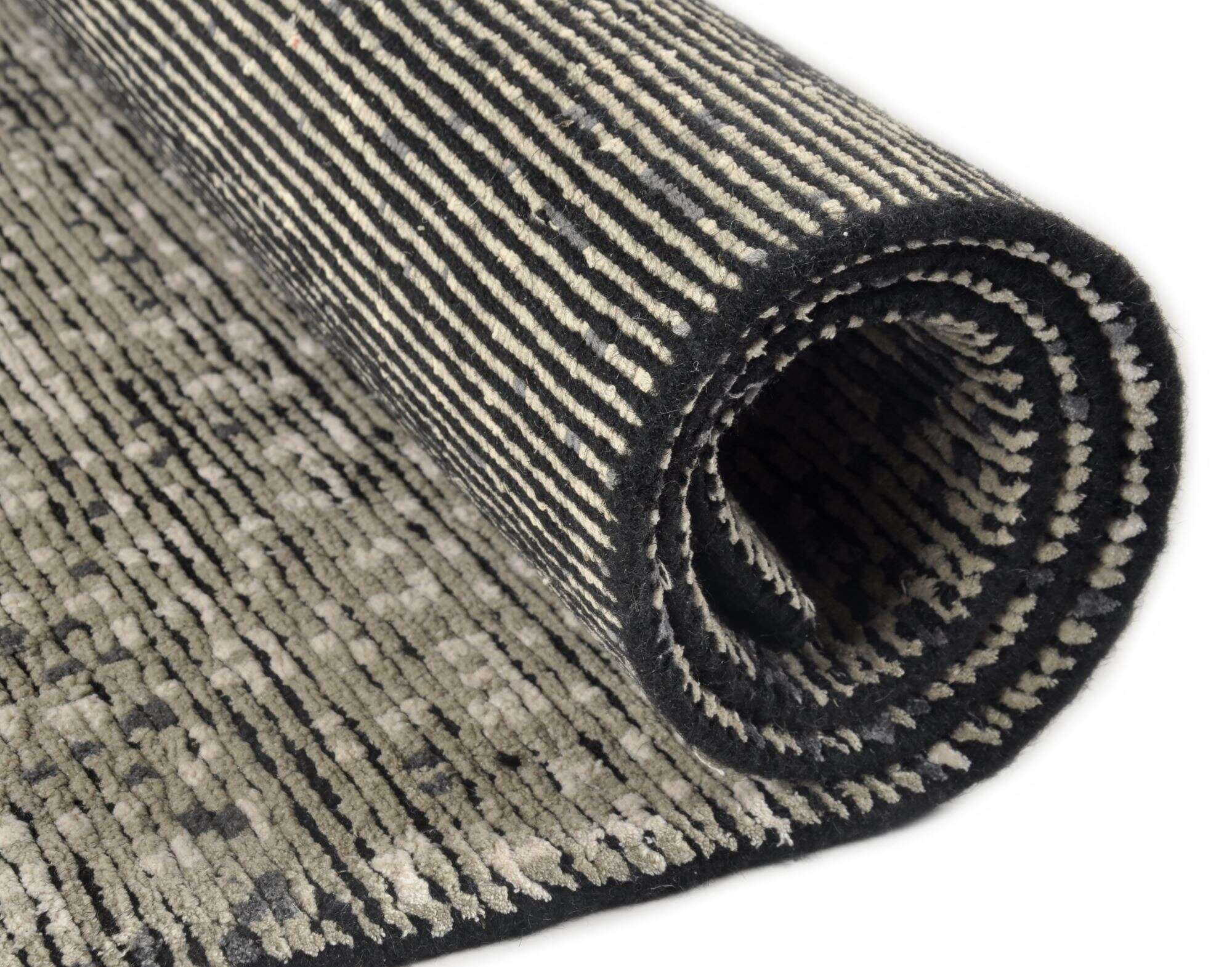 Rib Eye Silk 60 Design C750 Nepal Teppich Handgeknüpft
