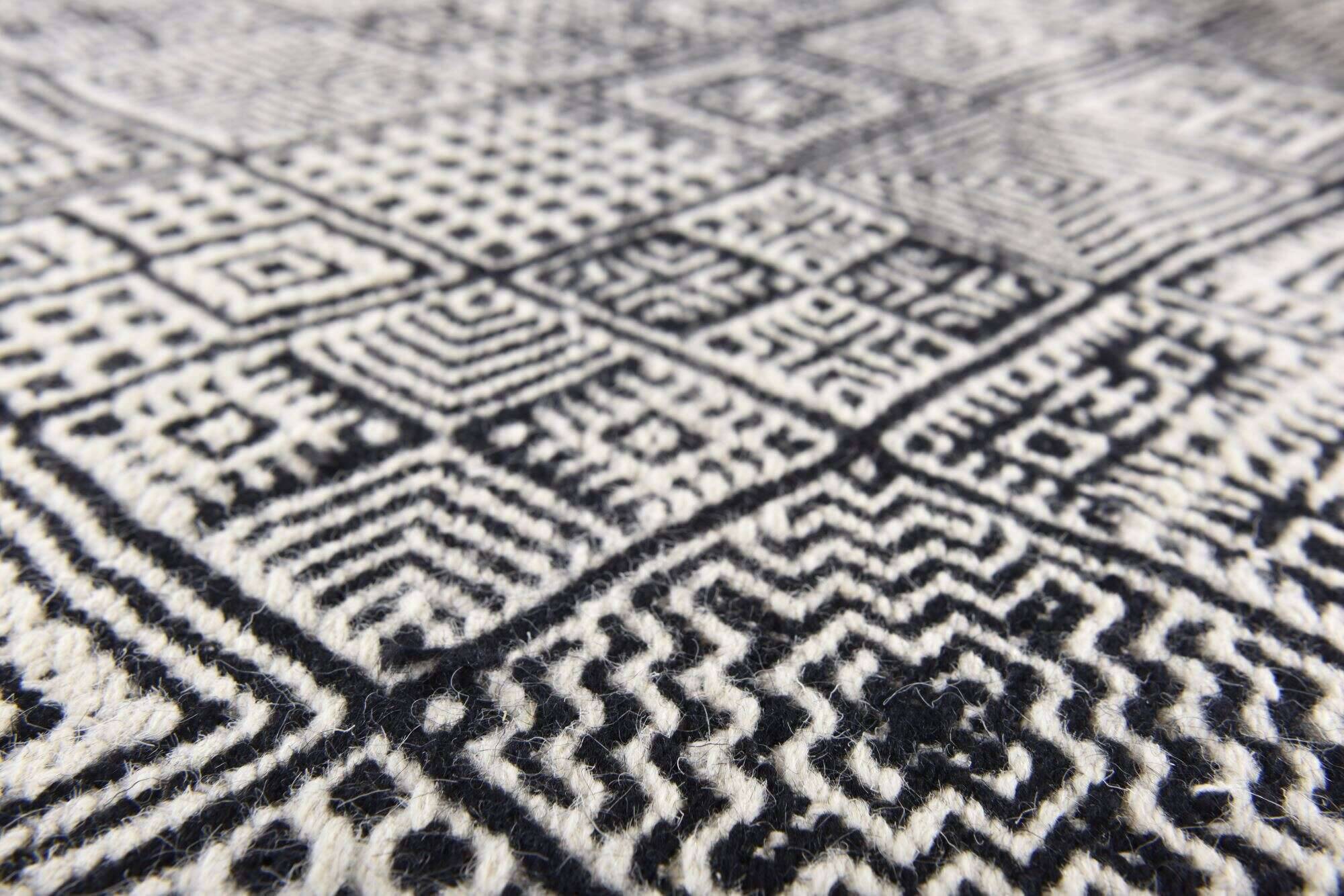 Molde_14005_615BlackAndWhite_426939_3 Molde 14005 Teppich Handgewebt reine Wolle