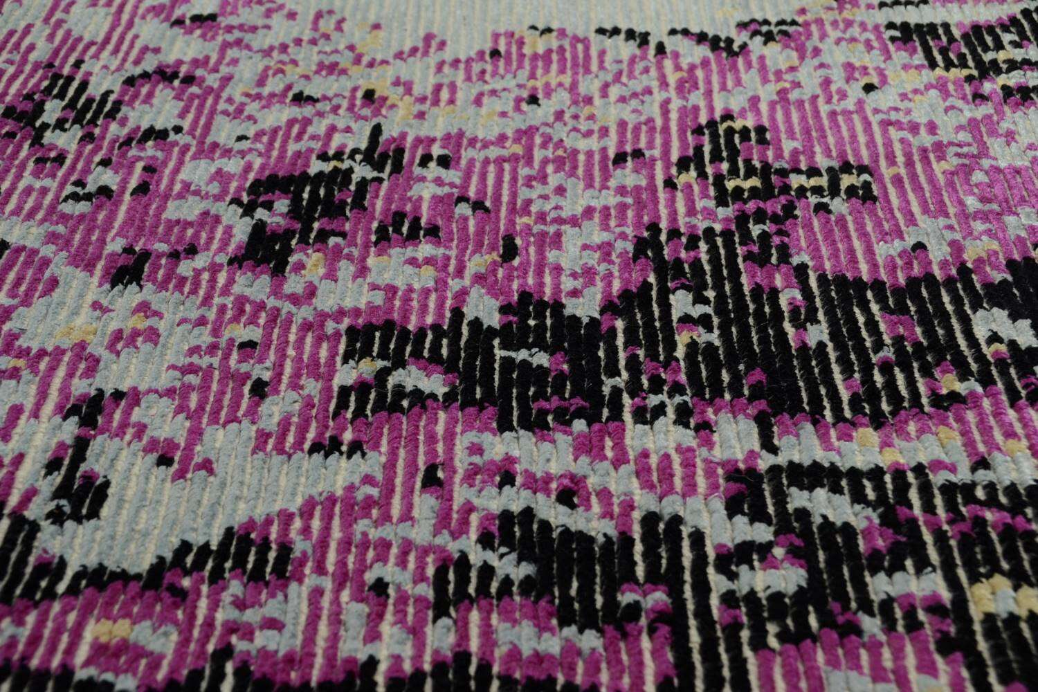 Nepal Teppich Rib Eye Silk 60 Wolle Seide Design Unikat 245x312cm