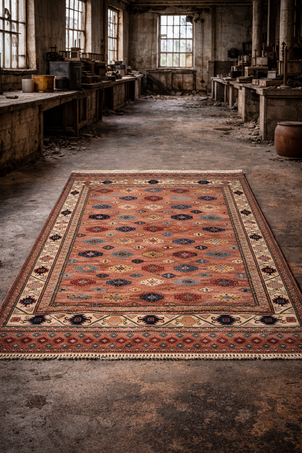 Jomud Orientteppich Handgeknüpft 174x237 cm Schurwolle Jomud Orientteppich Handgeknüpft 174x237 cm Schurwolle