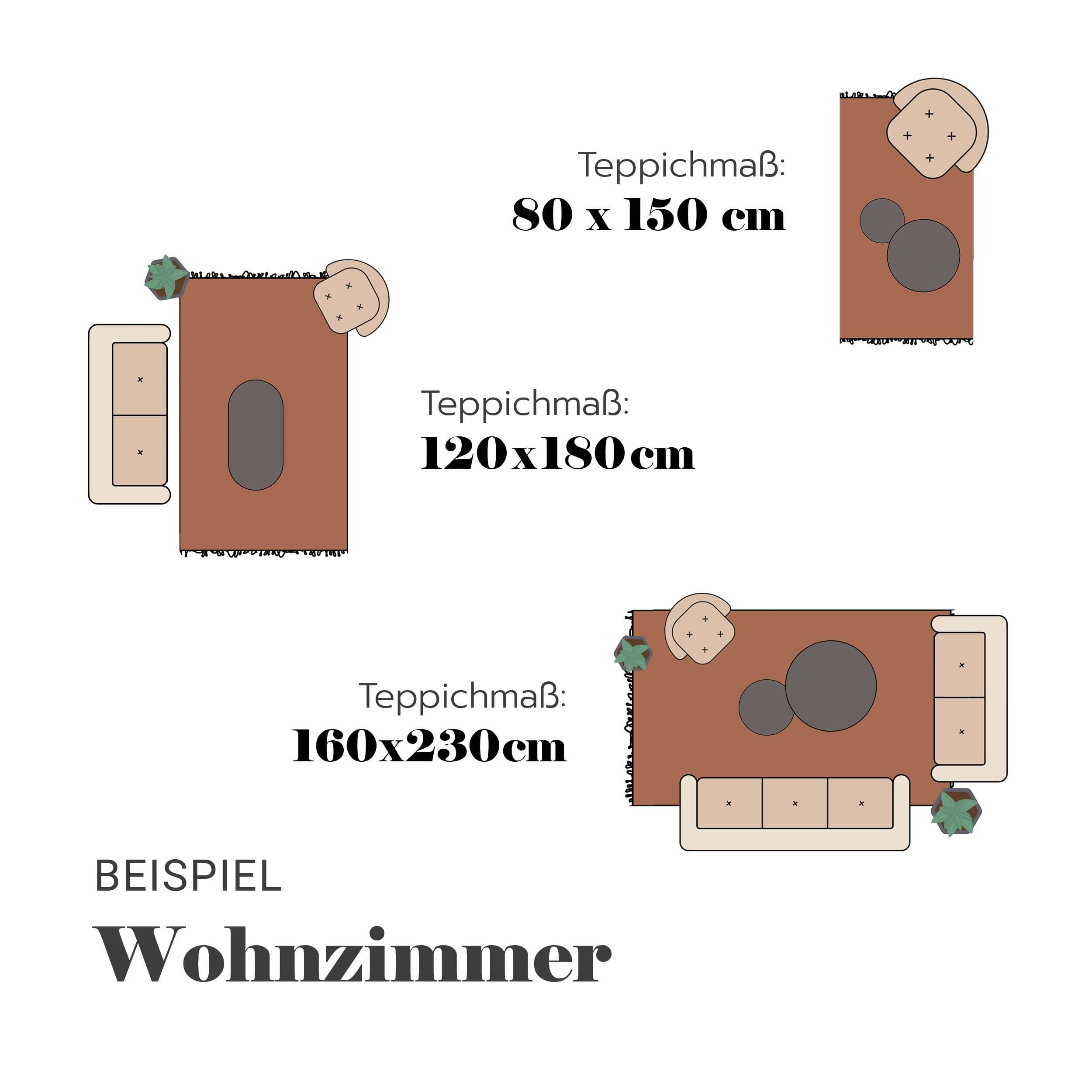 Hochflorteppich Paulie