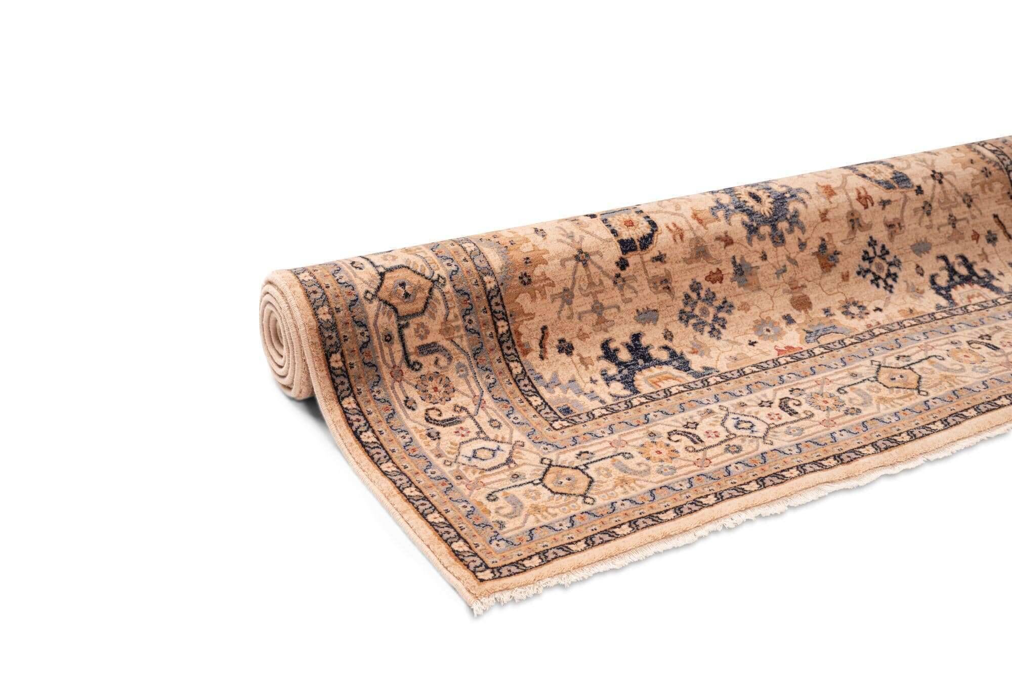 Saharna_7521_500brown_423935_11 Teppich Saharna 7521 Webteppich aus reiner Wolle