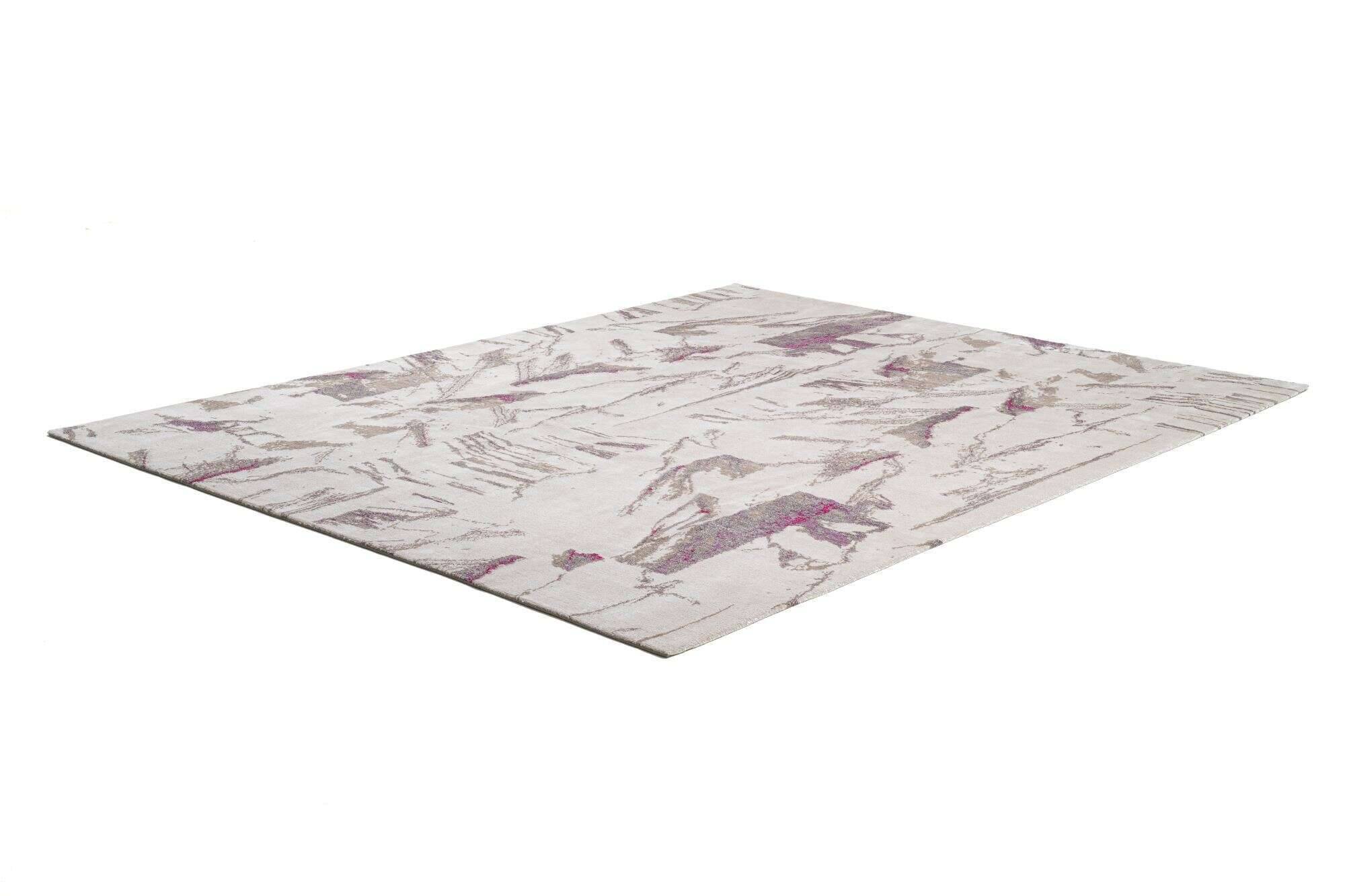 jabusilk60_c4047_120naturalpink_416946_2rMH9lHX3xC7cq Nepal Teppich Jabu Silk 60 Wolle Seide Design Teppich 247x307cm