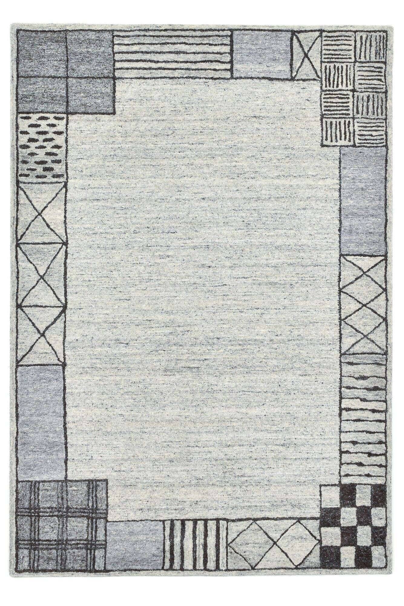 bloom_zo-2884-19_550beige_416681_1 Teppich Modern Handtuft 160x230 cm Wolle und Viskose Wohnteppiche