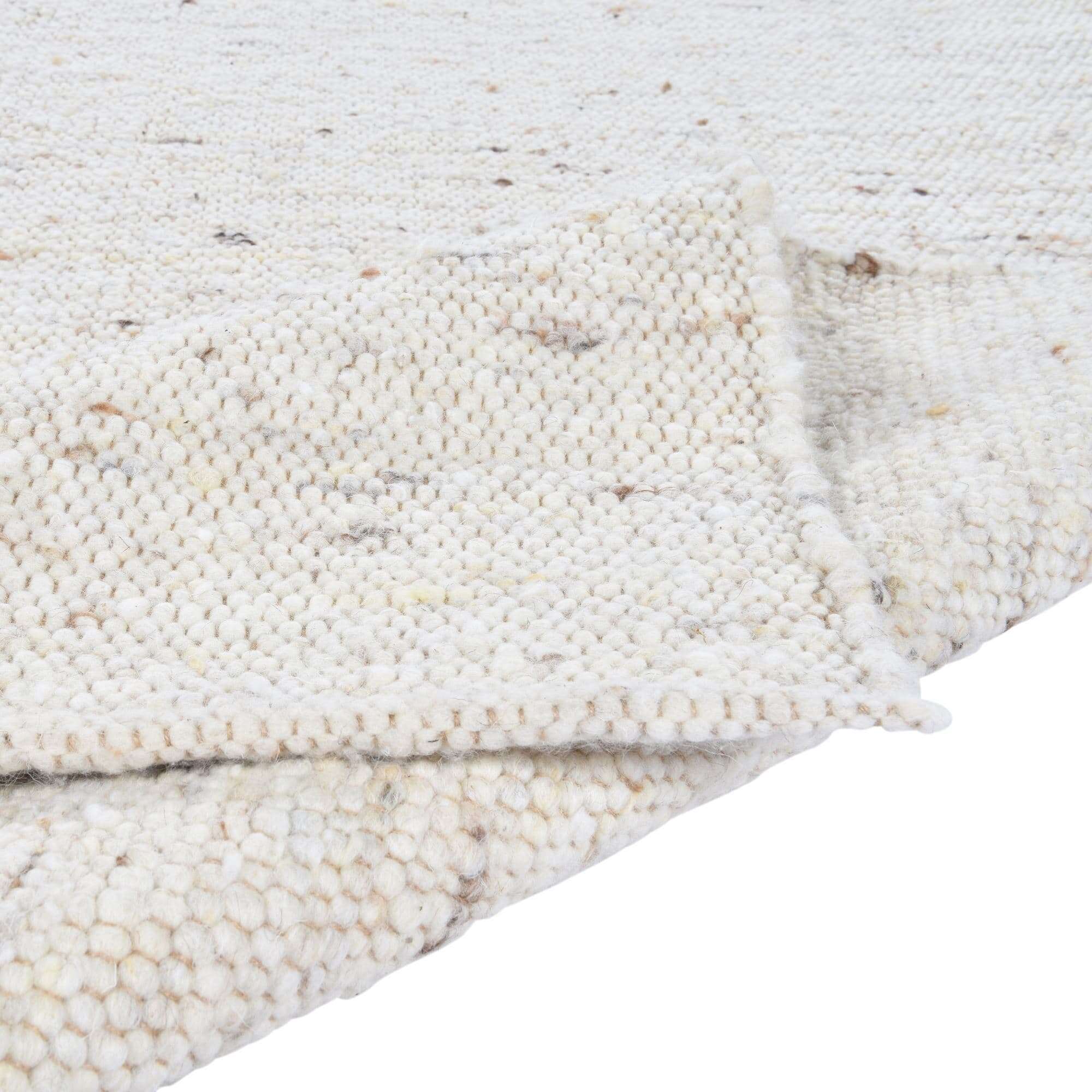 Alm Glück Handwebteppich aus reiner Wolle Teppich Handgewebt Wolleteppich