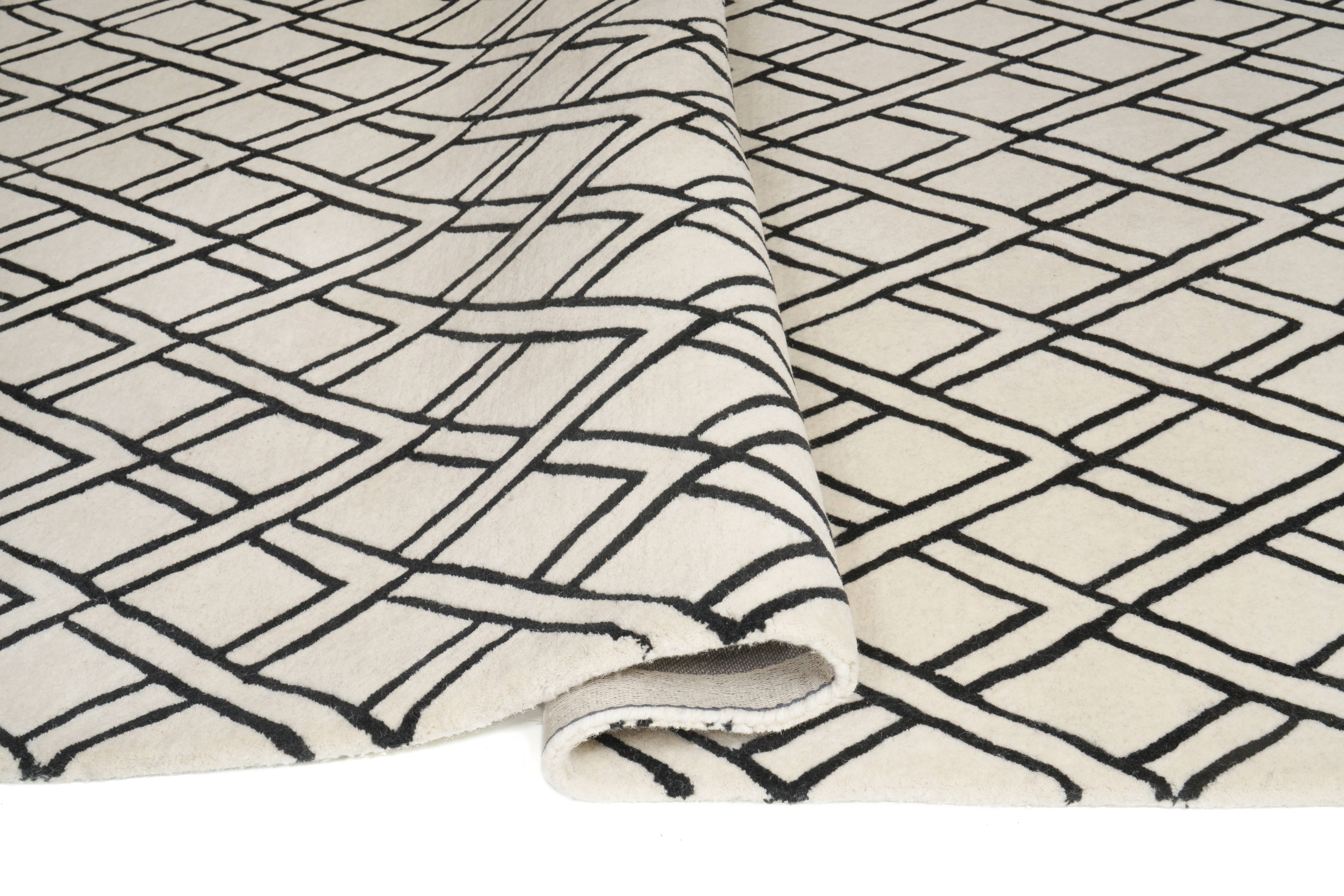 Moderner Teppich BROOKLYN BLACK Moderner Teppich BROOKLYN BLACK