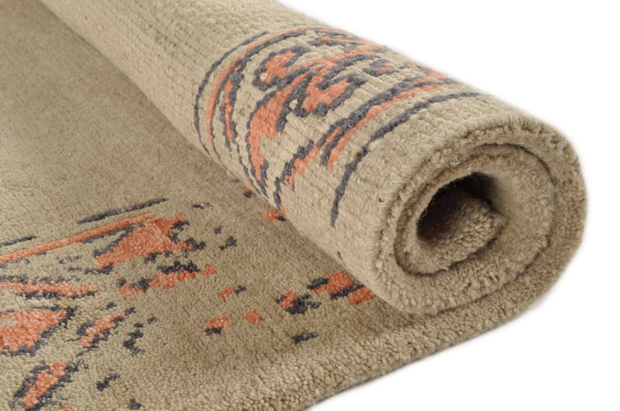 TalongaSilk_RSK575_550beige_425322_11 Talonga-Silk Nepalteppich ca: 162 x 233 cm Handgeknüpft