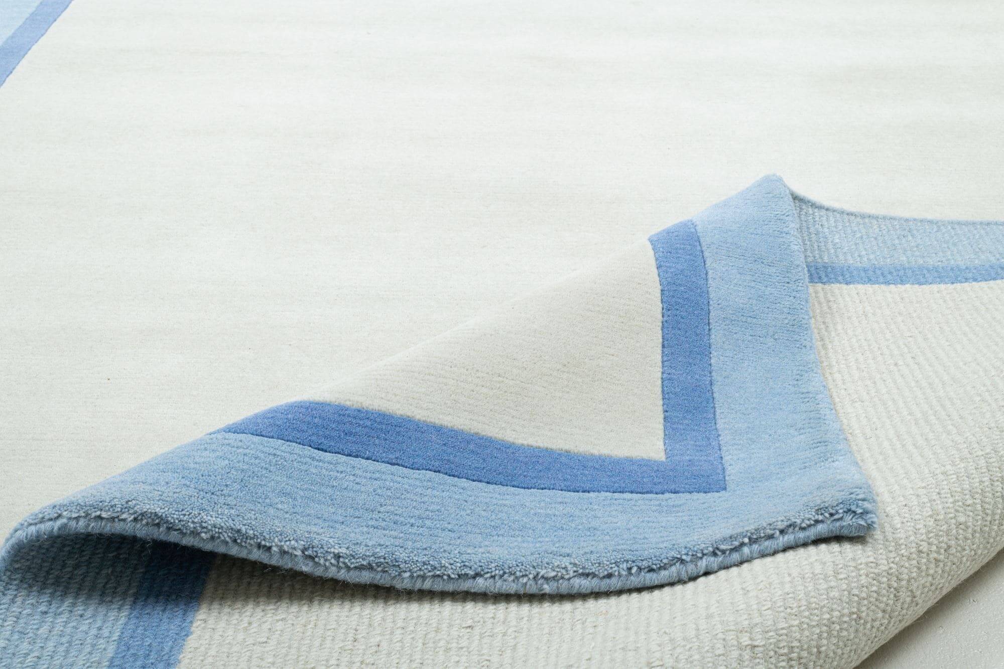 Handgeknüpfter Teppich KAILASH Schurwolle Viskose Handgeknüpfter Teppich KAILASH Schurwolle Viskose