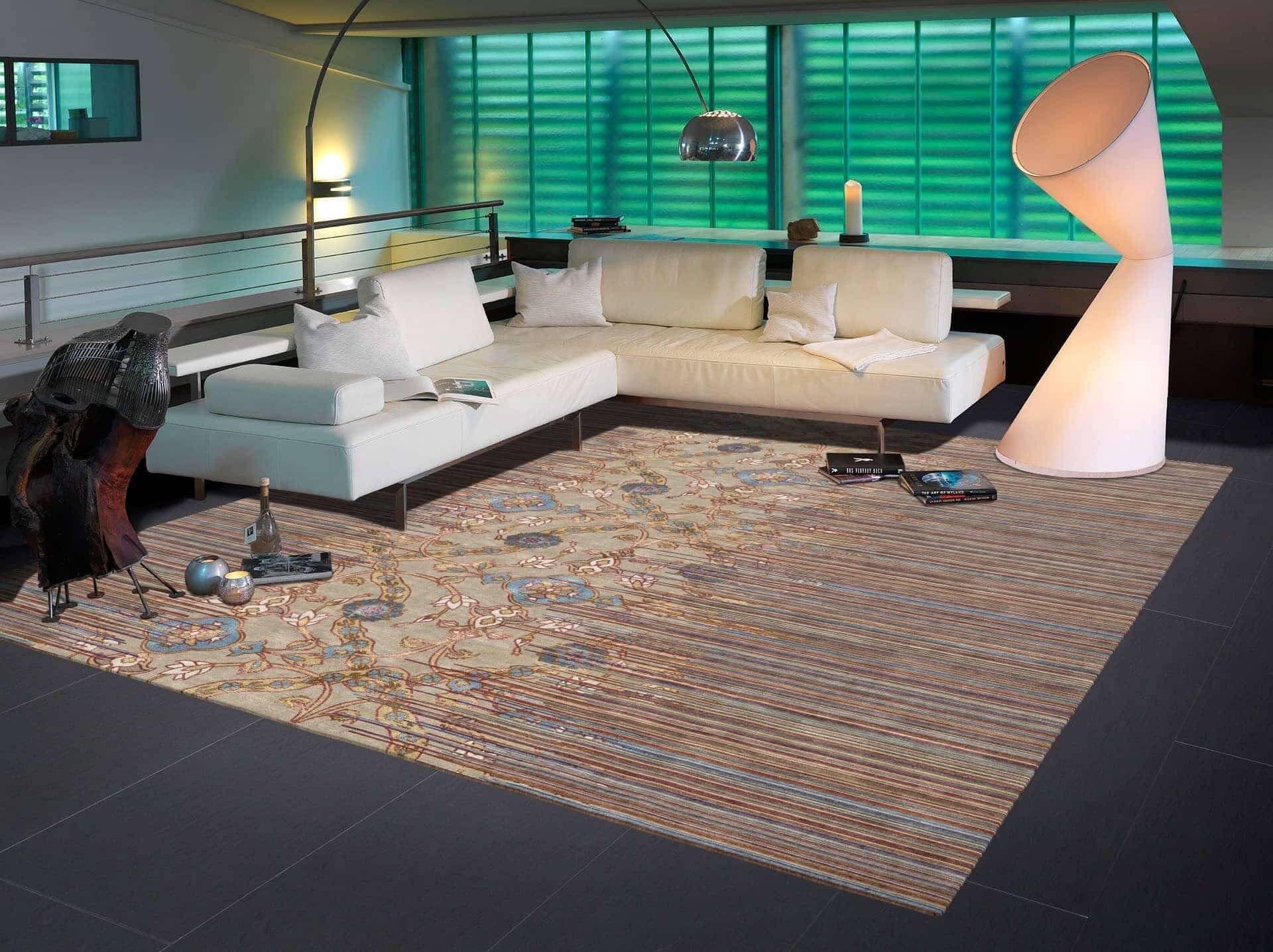 Makalu Nepal Teppich Antique M313 Handgetuftet im Wunschmaß Makalu Nepal Teppich Antique M313 Handgetuftet im Wunschmaß