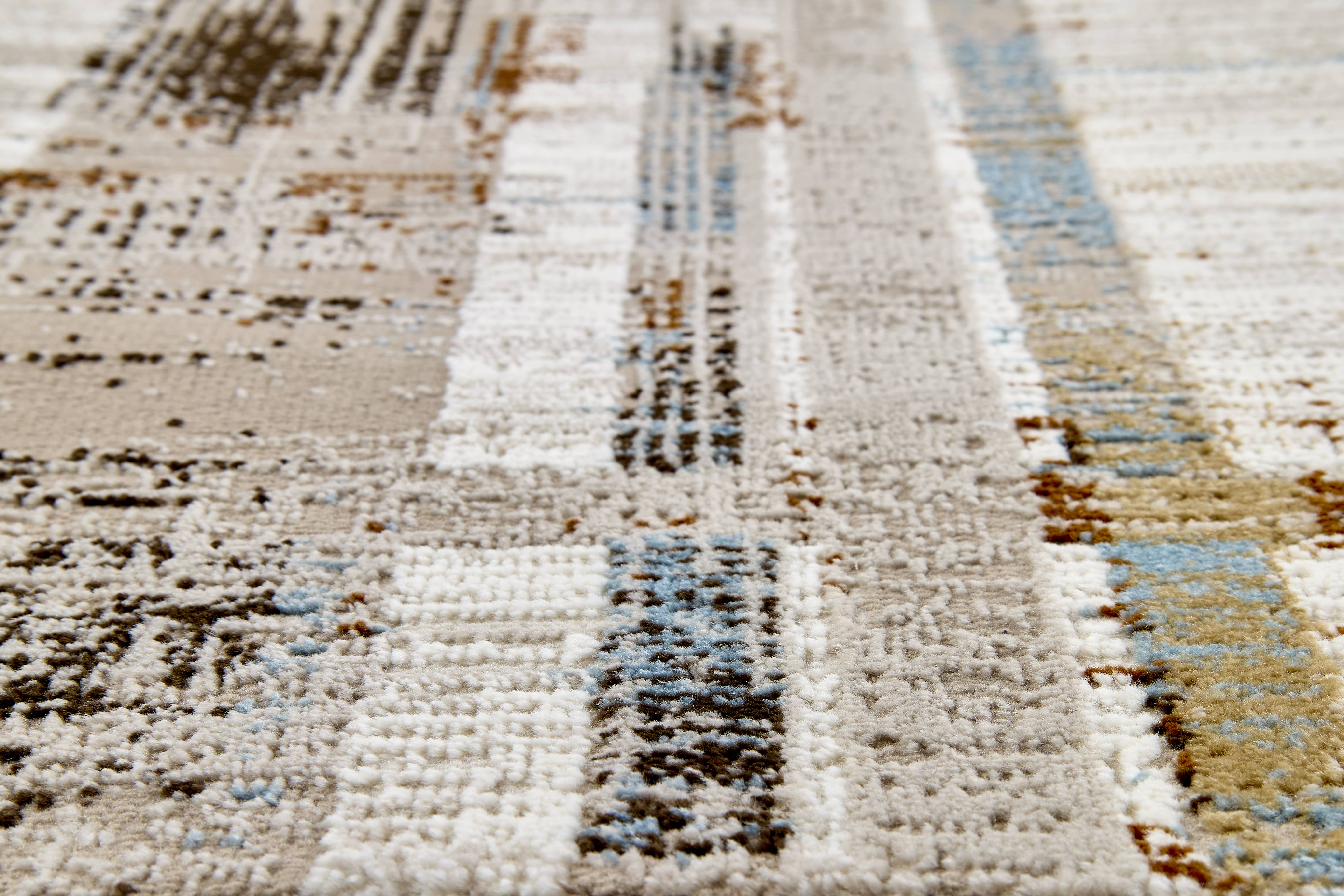 Vintageteppich Jules D.252 C. 043 Striche grau-beige Vintageteppich Jules D.252 C. 043 Striche grau-beige