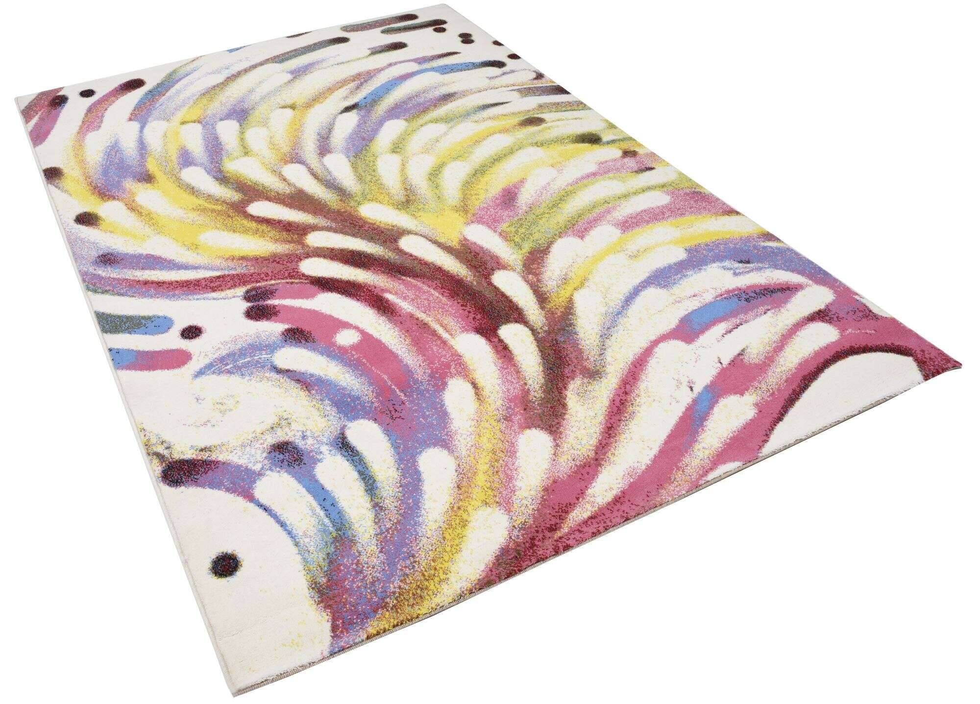 GALERIE_619_800MULTICOLOR_415572_2 Design Teppich Galerie 619 Schurwolle Teppich Natur