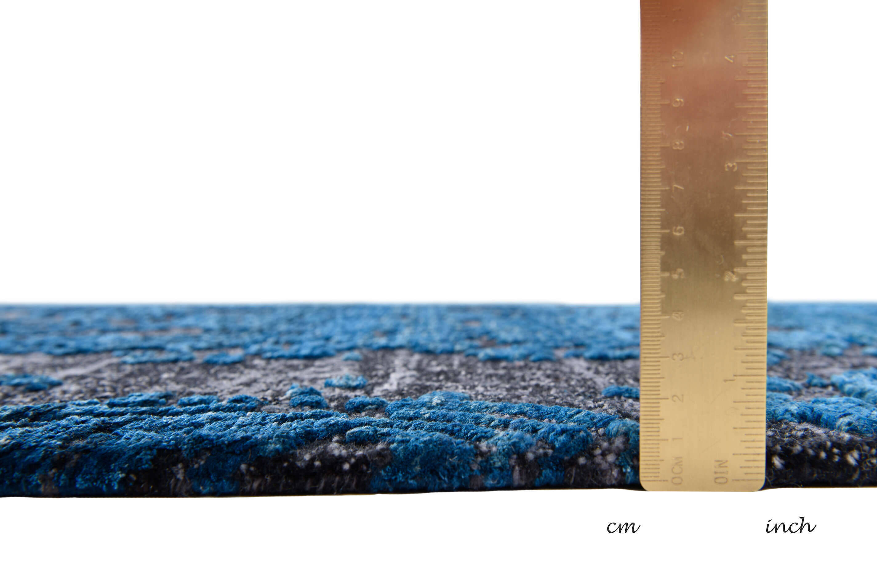 JabuSilk60_C2035_730Petrol_427727_5 Nepal Teppich Jabu Silk 60 Wolle - und Seide Teppich