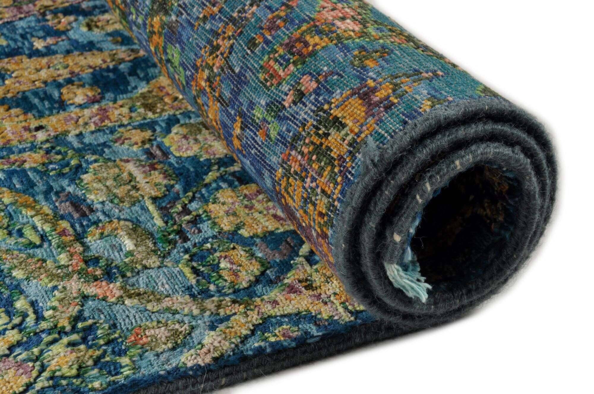 sadra_mb01_705bluemulti_413228_11 Sadra Design Teppich Handgeknüpt