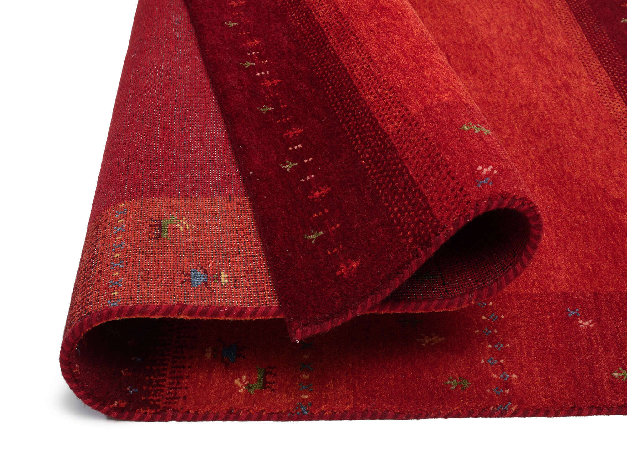INT04-430-4 Teppich Intense Mala Gabbeh Design Handgeknüpft Schurwolle