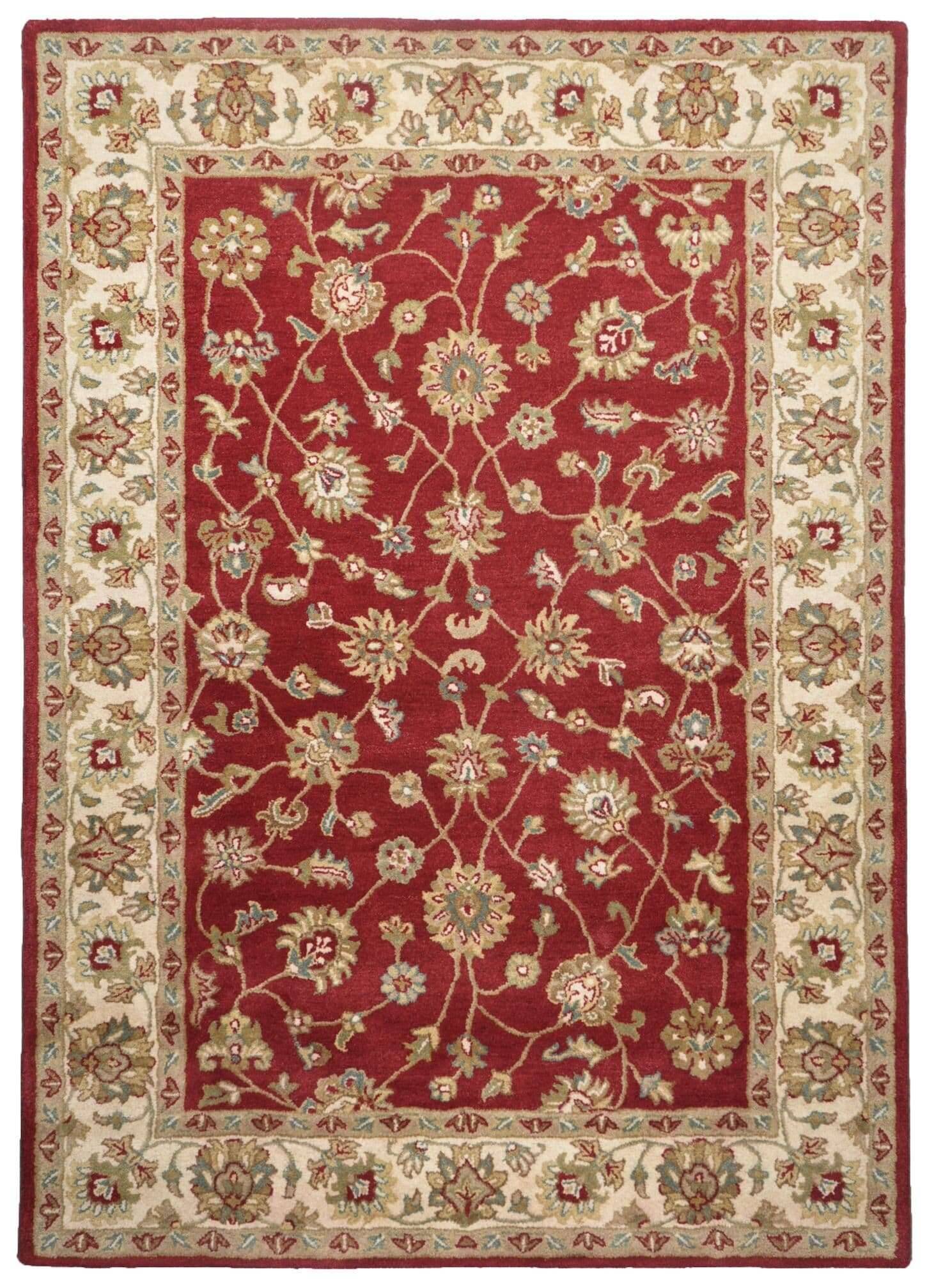 royalziegler_503_redcream_100269_1 Royal Ziegler Handgetuftet Orientteppich reine Wolle