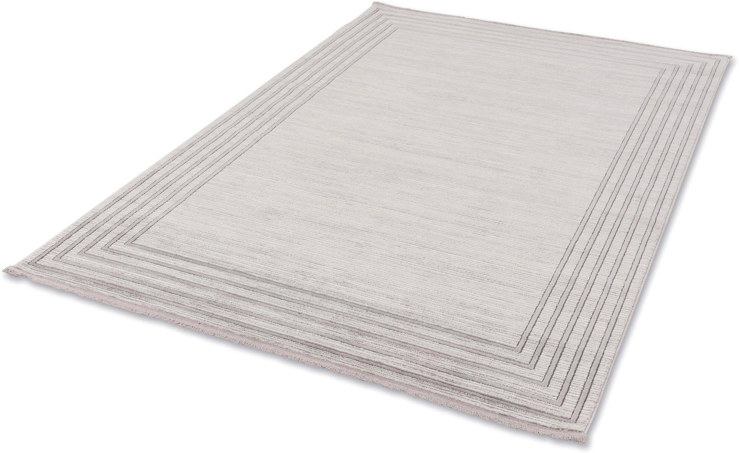 Moderner Teppich Vercelli 6651-231-004 silber Moderner Teppich Vercelli 6651-231-004 silber