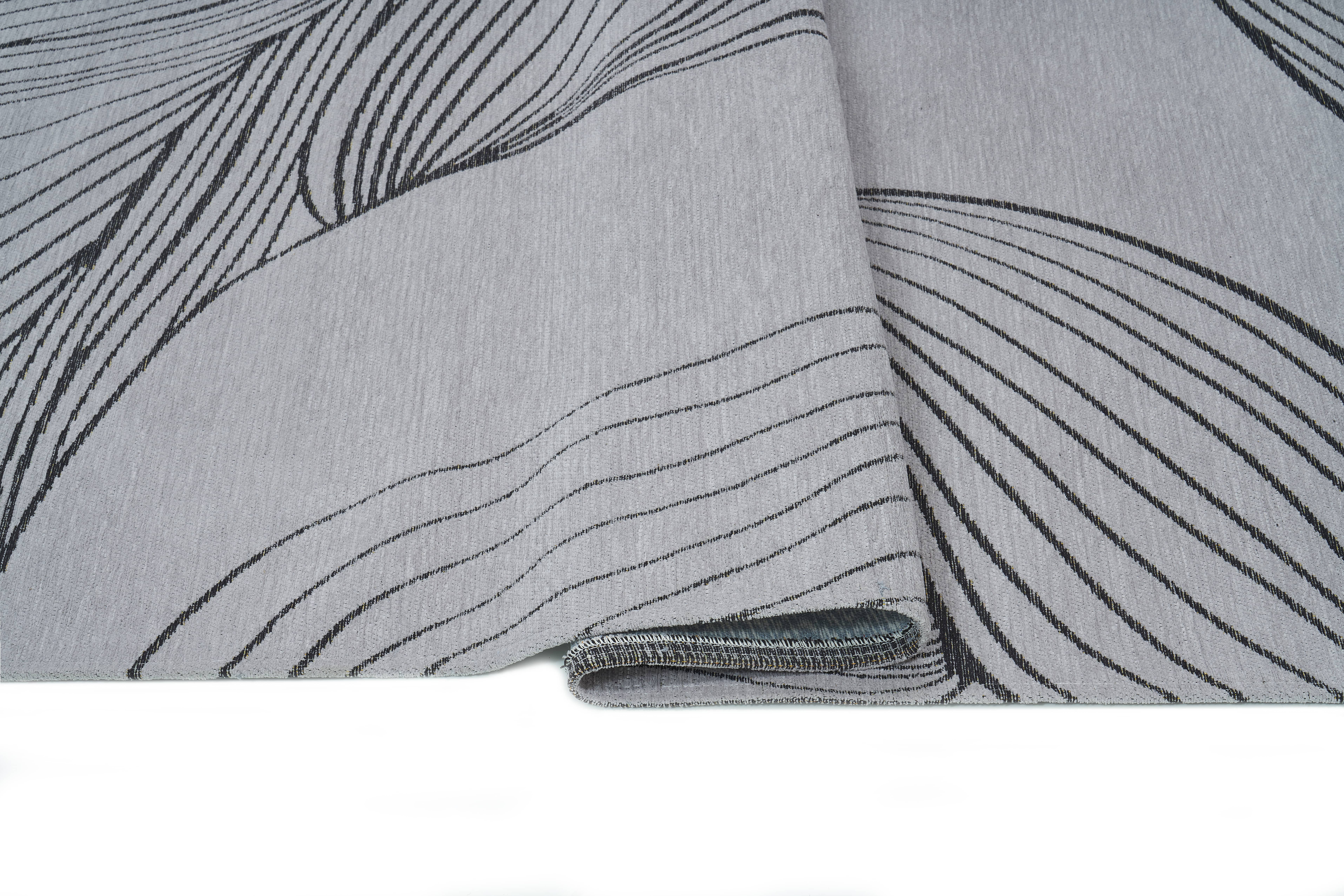 Moderner Teppich LIPARI GRAY - Waschbarer Teppich