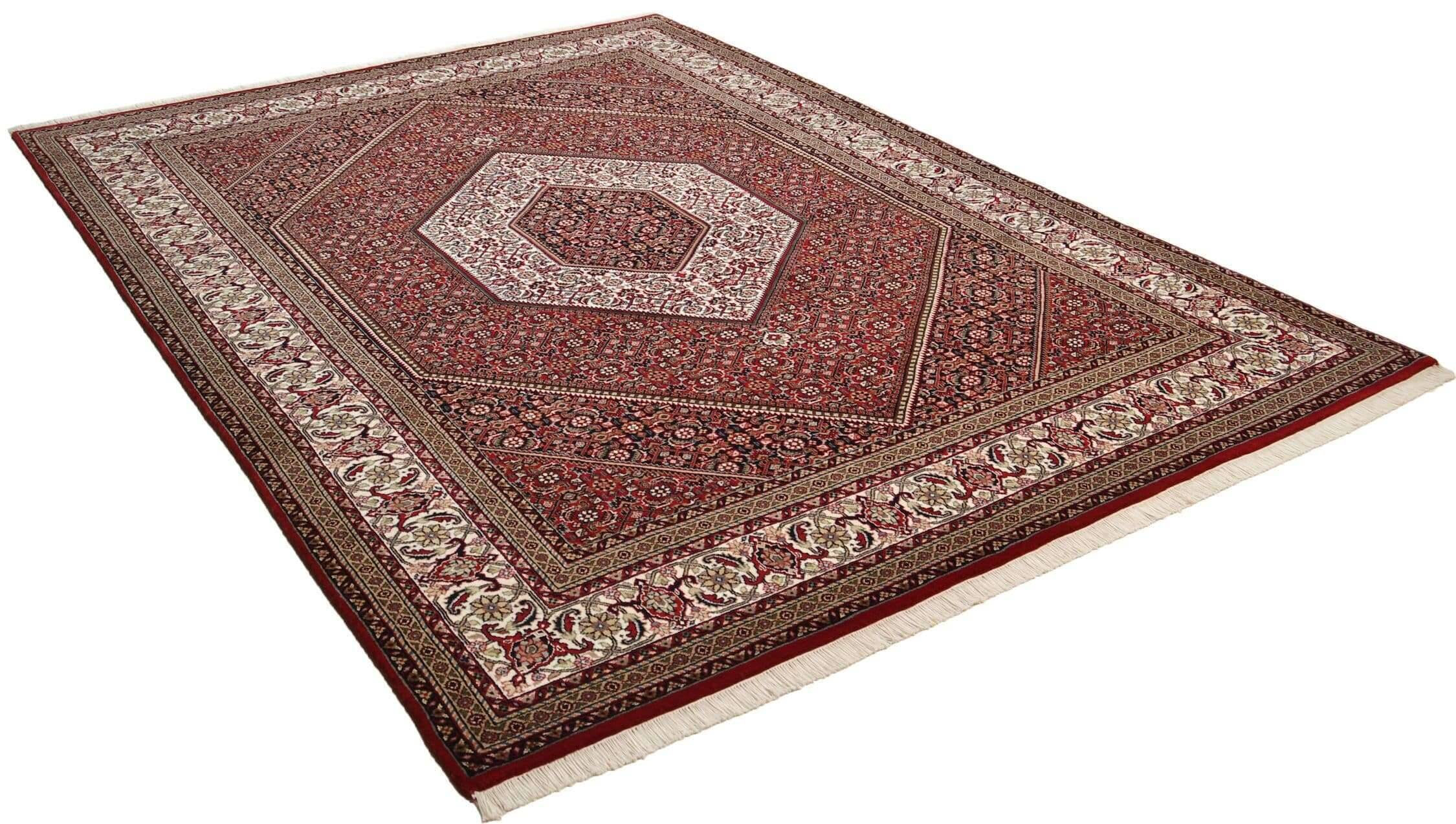 sirsaseta_silkbidjar_redcream_100415_2 Sirsa Silk Design Bidjar Medallion im Wunschmaß