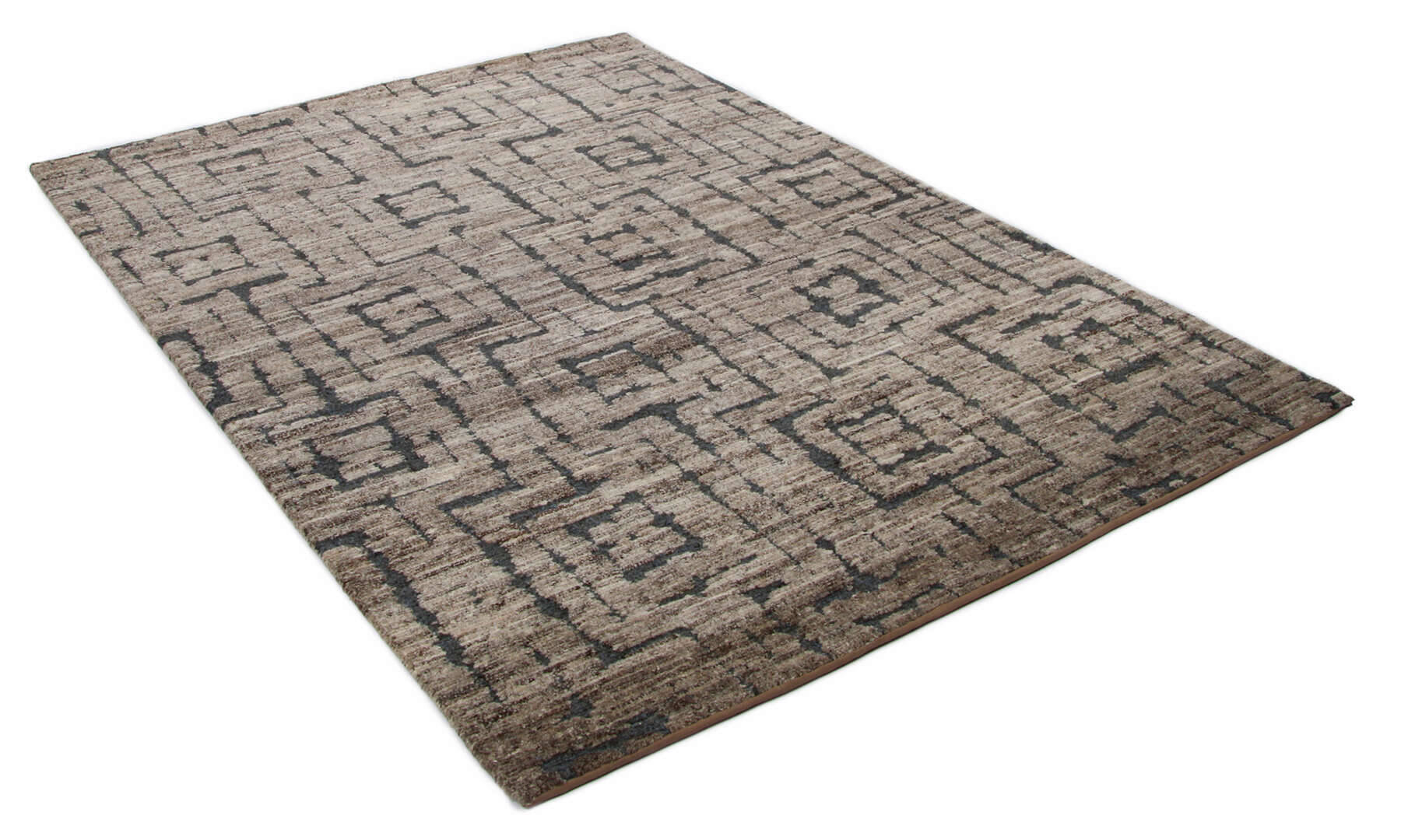 Loba_C4026_115naturalmulti_416423_2 Teppich Patana C4026 Nepal Größe Wolle Wunschmaß
