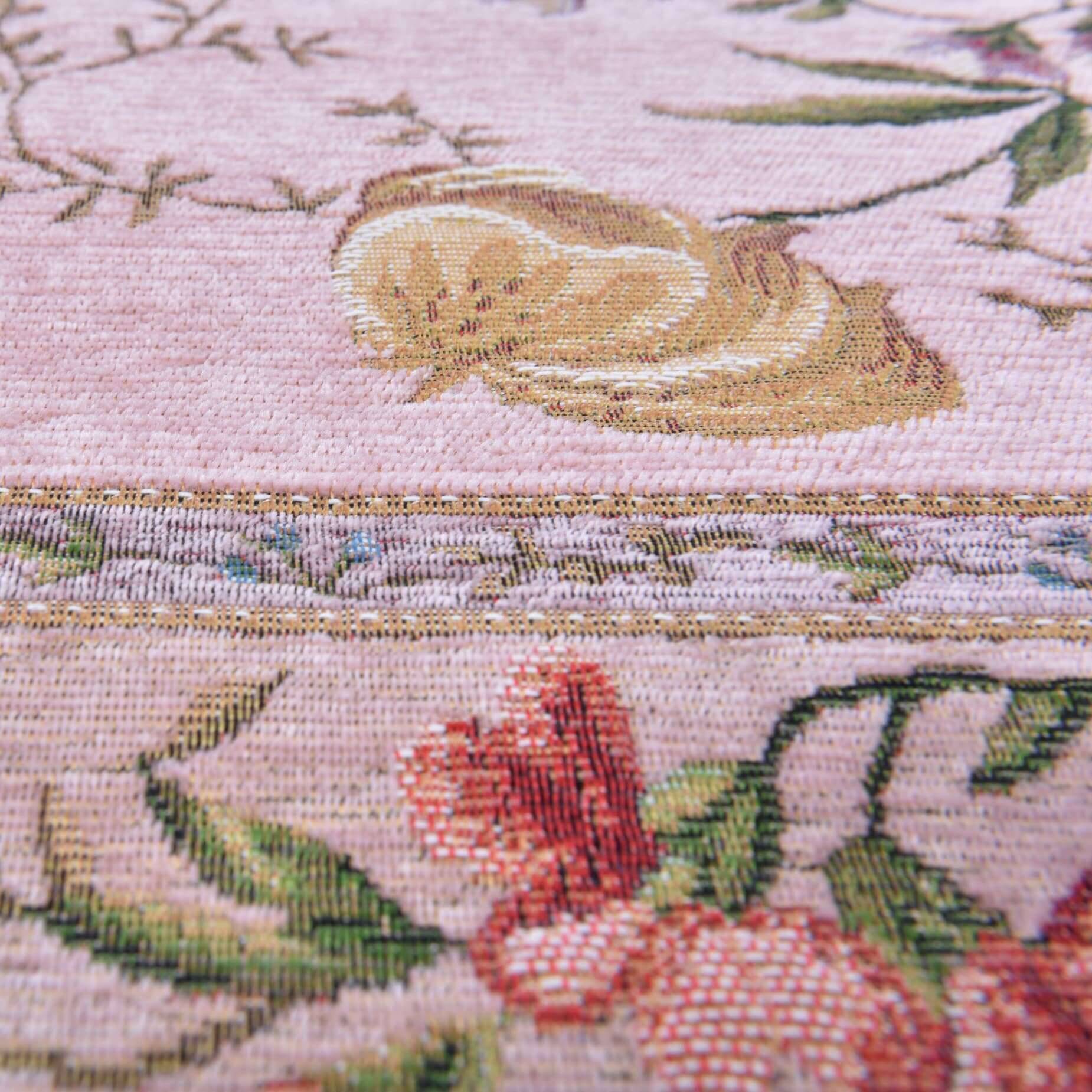 Flomi_Sagrini_250rose_419917_3 Flomi Sagrini Flachgewebe Blumendesign Teppich Modern