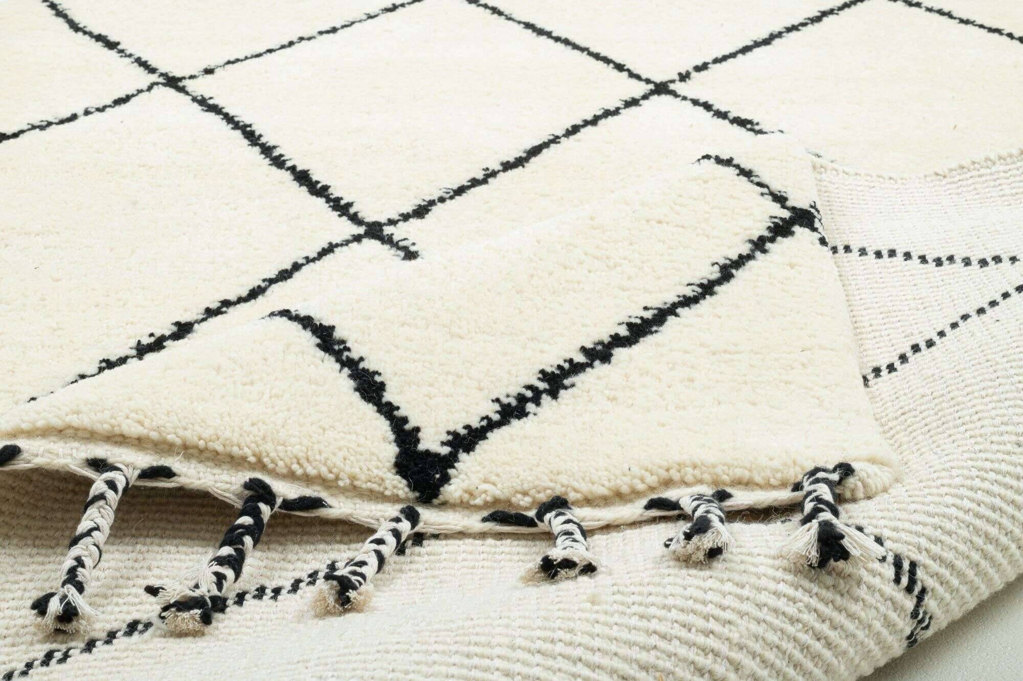marmoucha_006_615black-white_430324_9 Berber Teppich Marmoucha Handgeknüpft Marokko reine Schurwolle