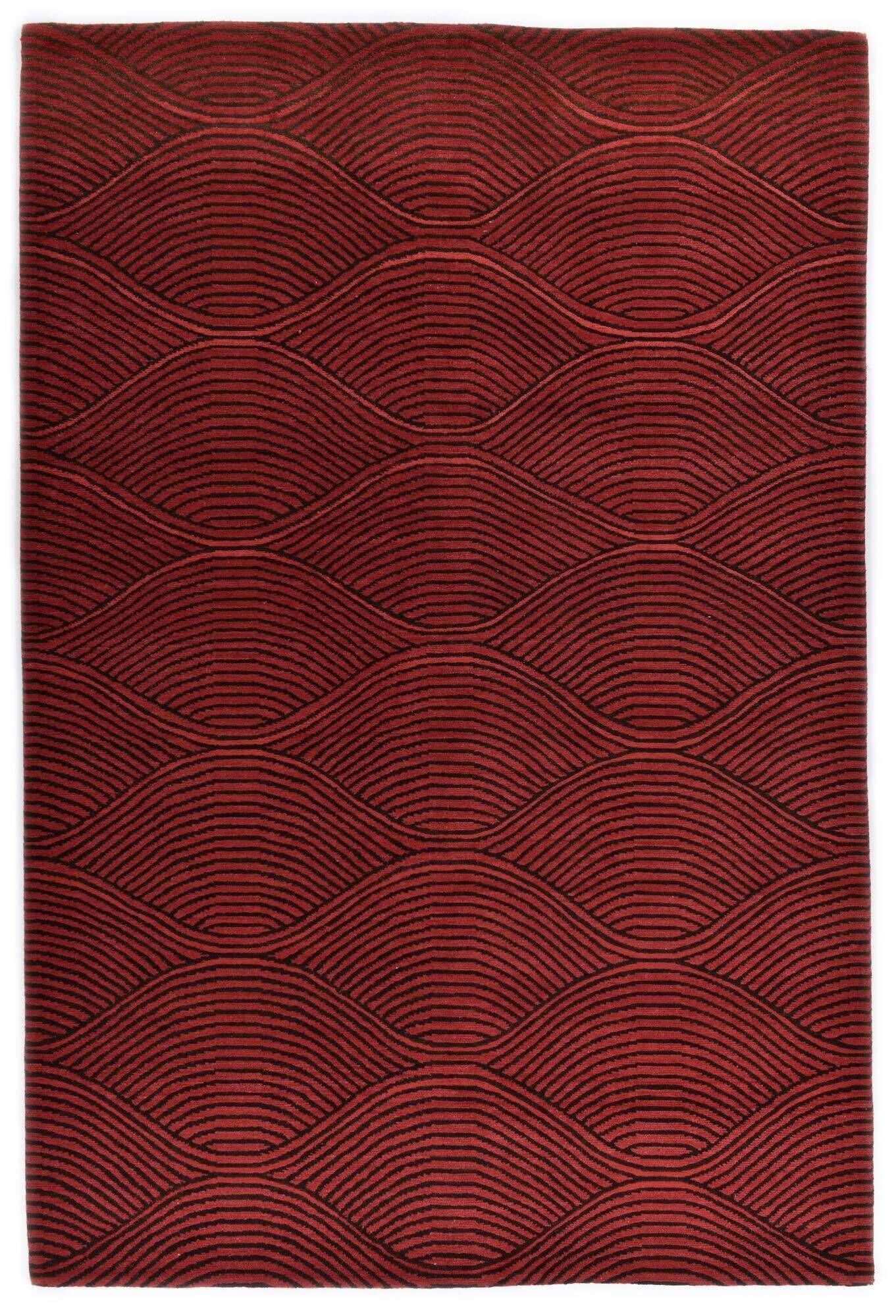 jabusilk30_ds327_201red_110687_1 Nepal Teppich Jabu-Silk 30 Nepal 160x230 cm Tibet Teppich