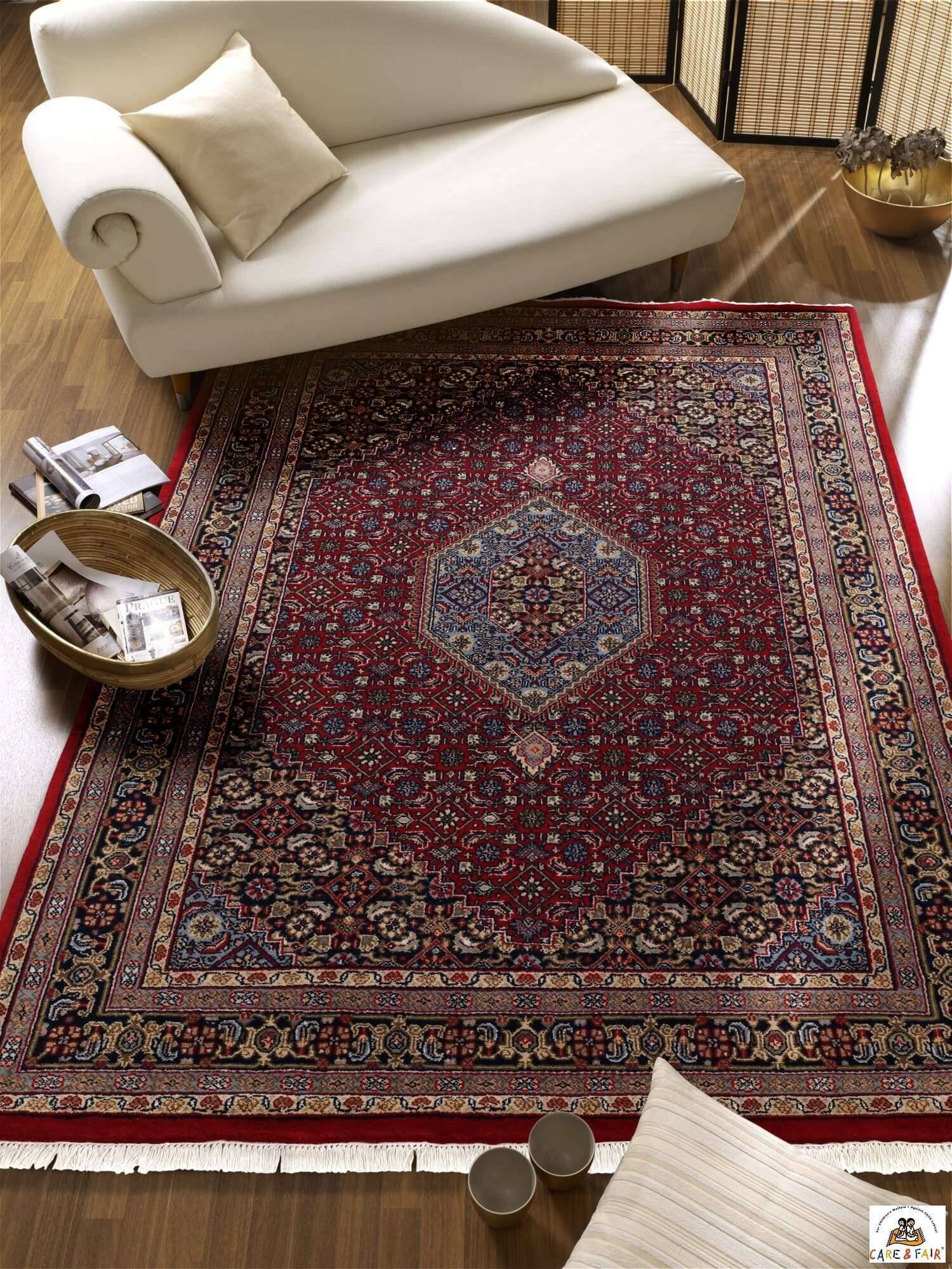 1150-915-5J0y63jVkLsvDn Orientteppich Himla Bidjar Handgeknüpft Teppich Natur Schurwolle